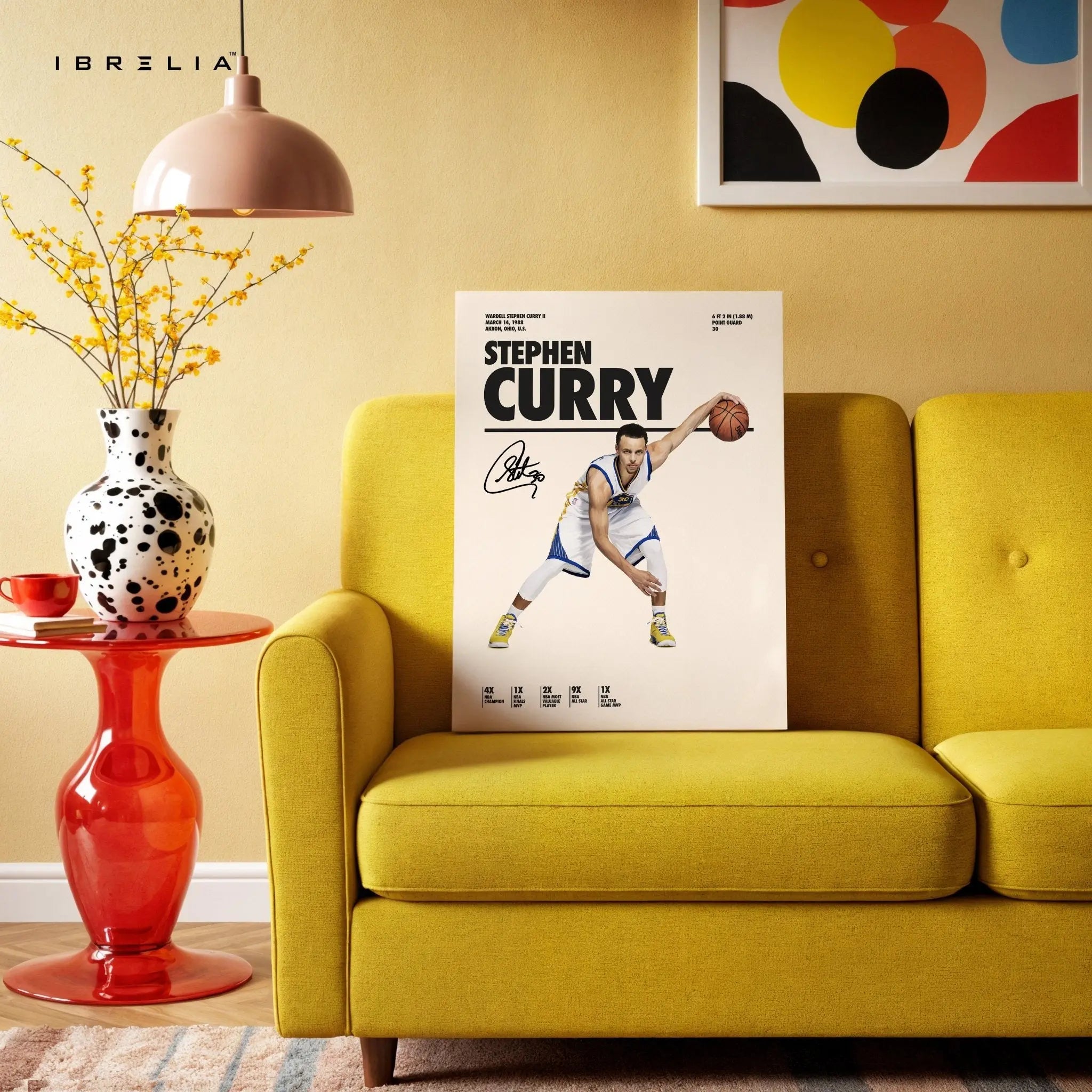 Stephen Curry Dribble Motion – 4K Ultra Wrap Frame Wall Art in Pakistan | IBRELIA™ - IBRELIA
