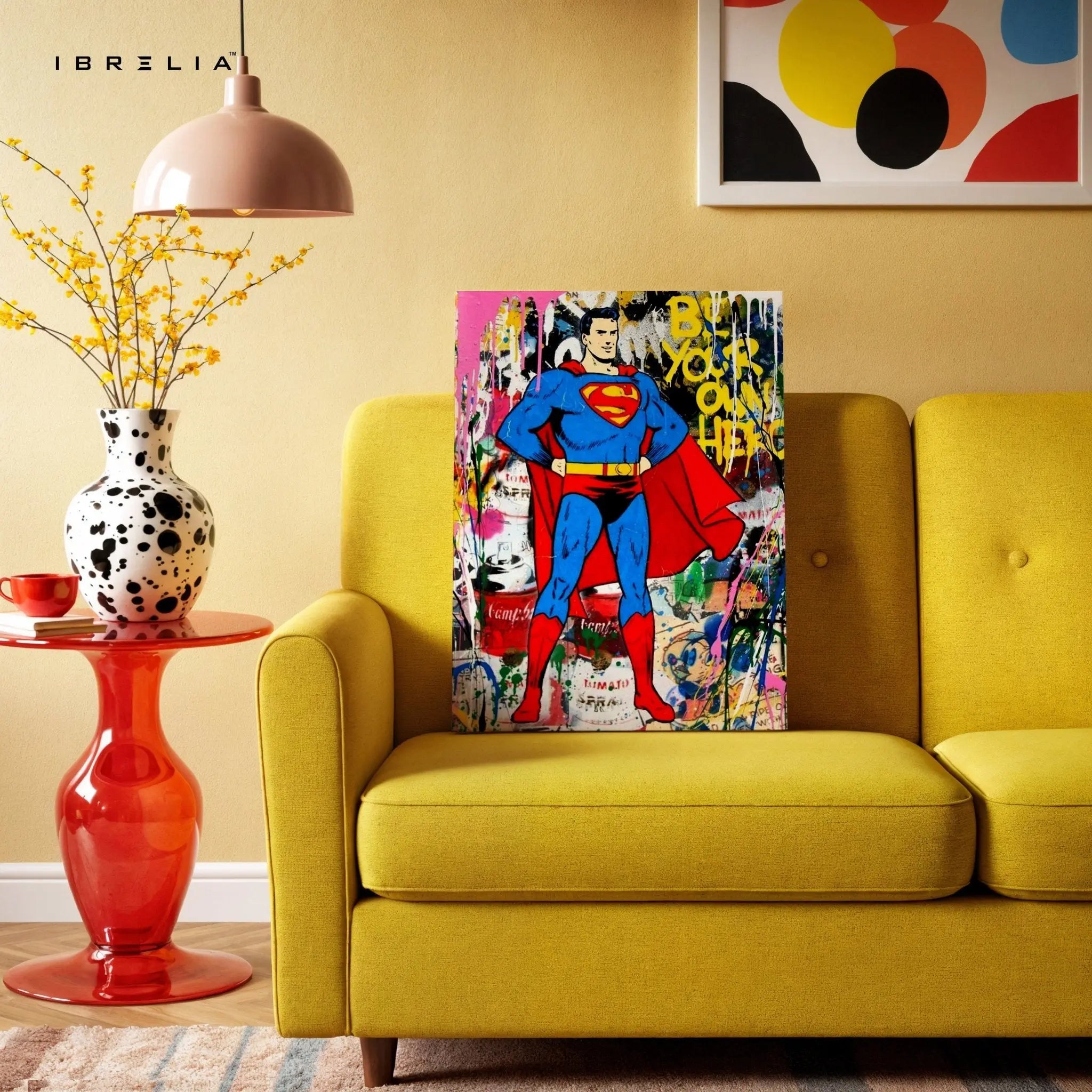 Superman “Be Your Own Hero” Wall Frame | 4K Ultra Wrap Frame Wall Art in Pakistan | IBRELIA™ - IBRELIA