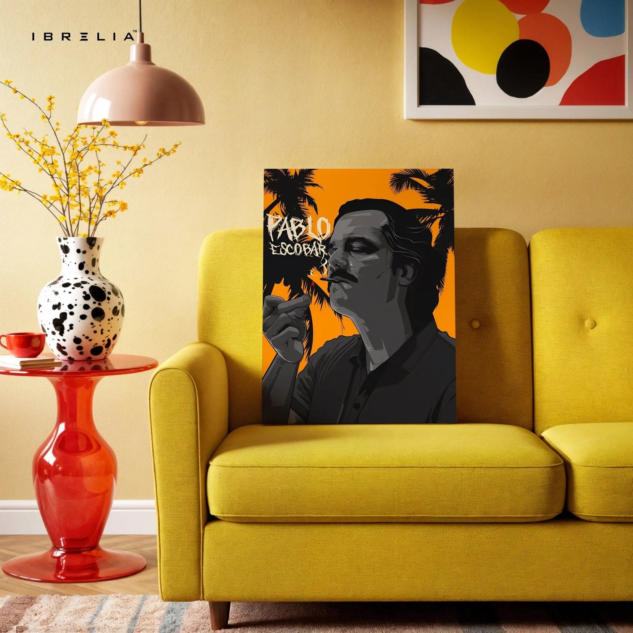 Pablo Escobar – Narcos - Inspired Wall Frame | 4K Ultra Wrap Frame Wall Art in Pakistan | IBRELIA™ - IBRELIA