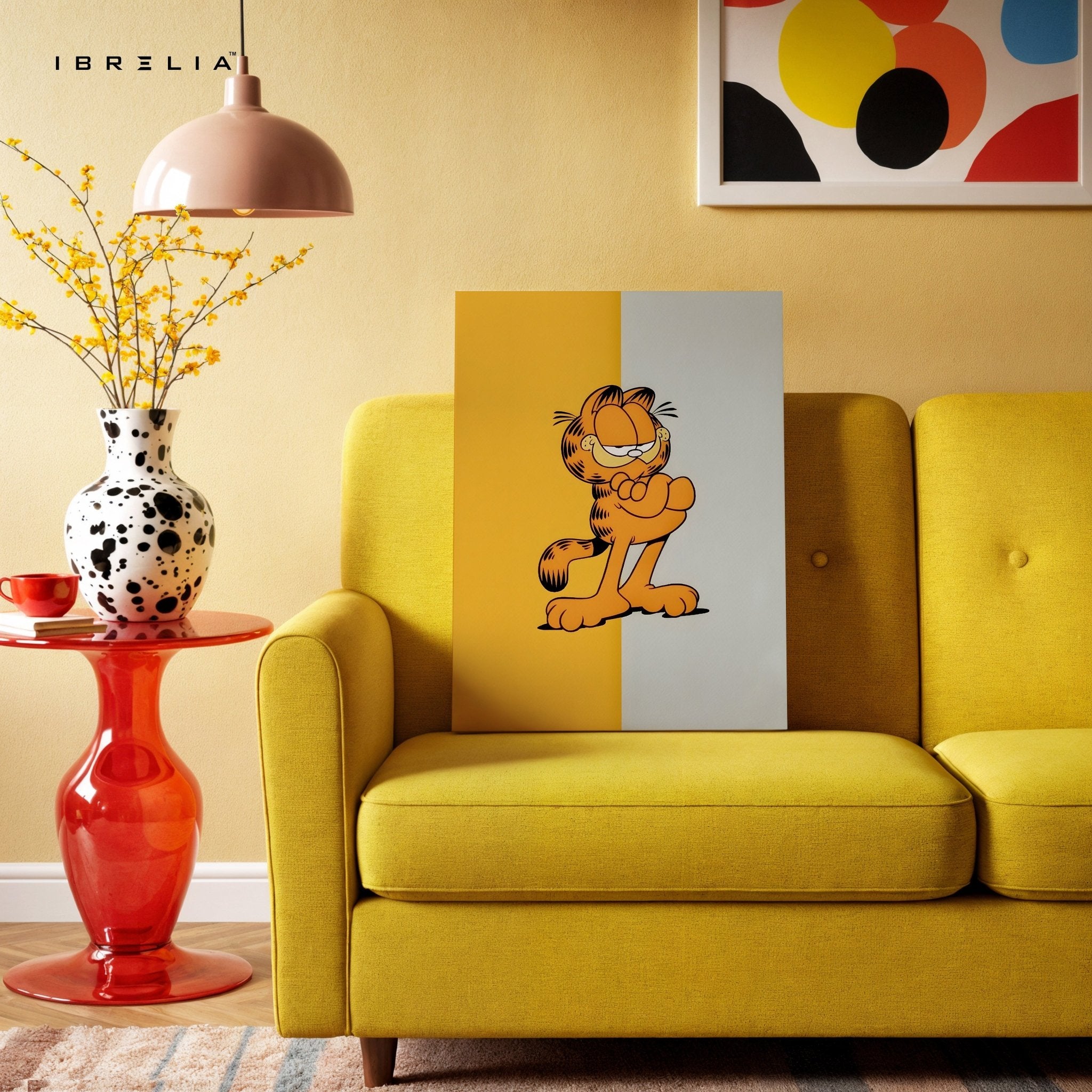 Garfield Minimalist Wall Frame | 4K Ultra Wrap Frame Wall Art in Pakistan | IBRELIA™ - IBRELIA