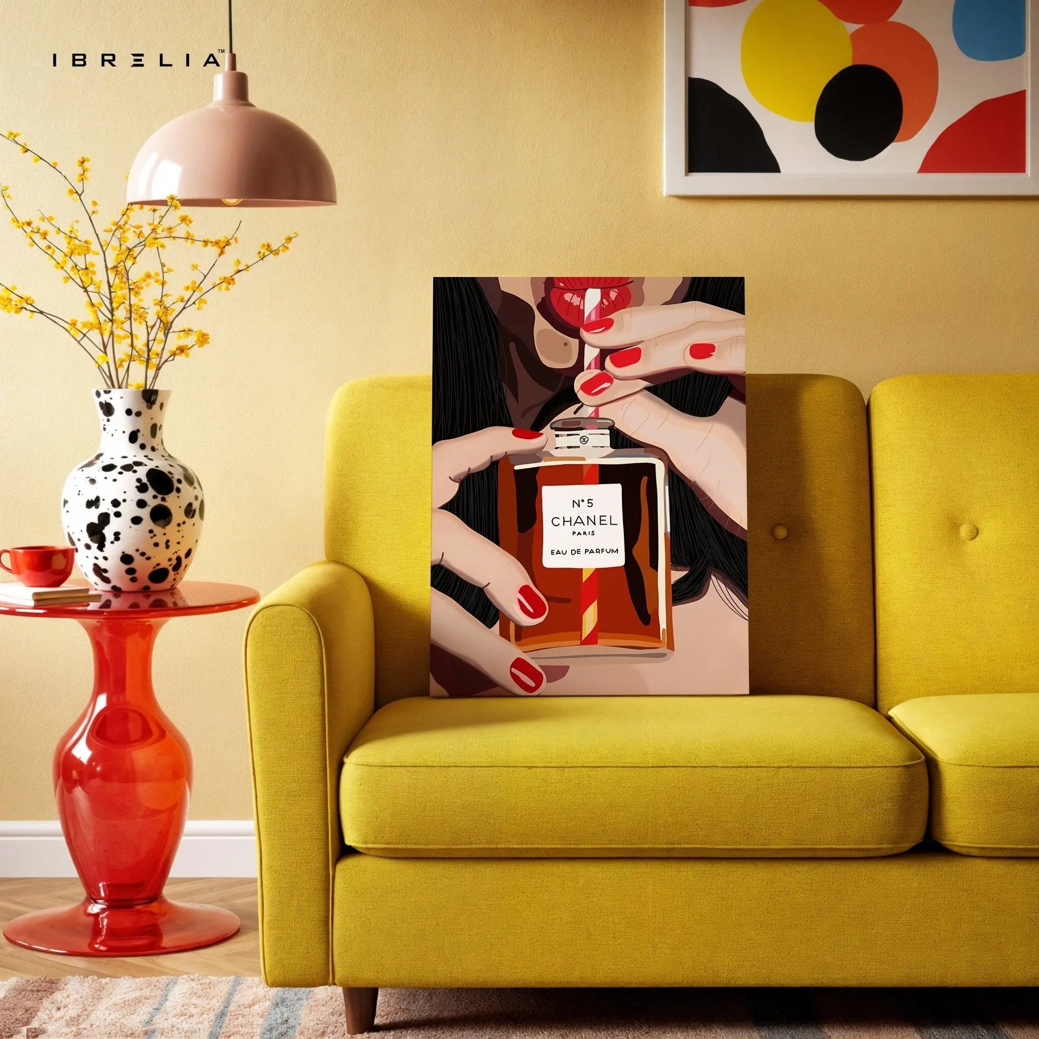 Chanel N°5 Perfume Wall Art – Luxury Fashion Pop Art | IBRELIA™ - IBRELIA