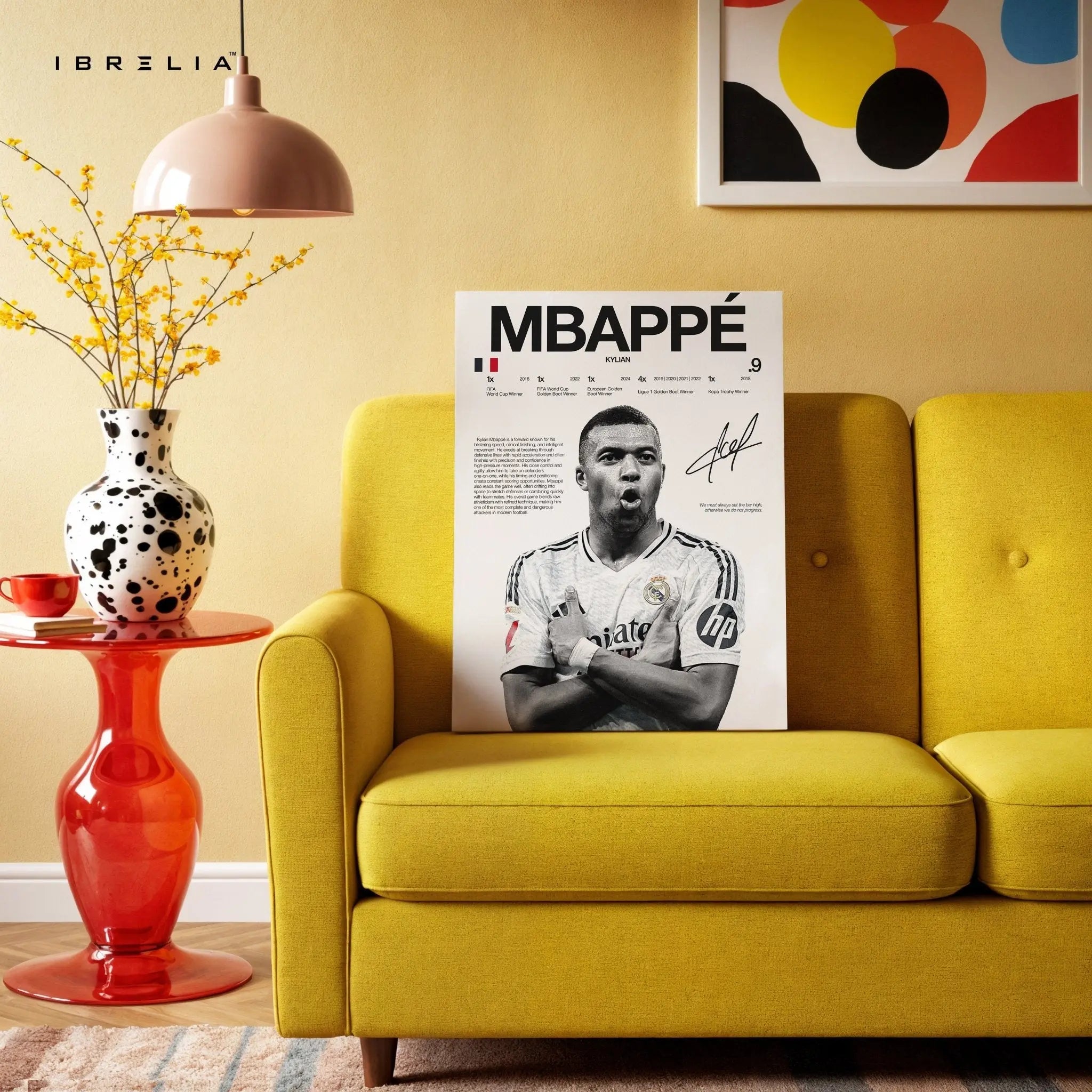 Kylian Mbappé – Real Madrid Era 4K Ultra Wrap Frame Wall Art in Pakistan | IBRELIA™ - IBRELIA