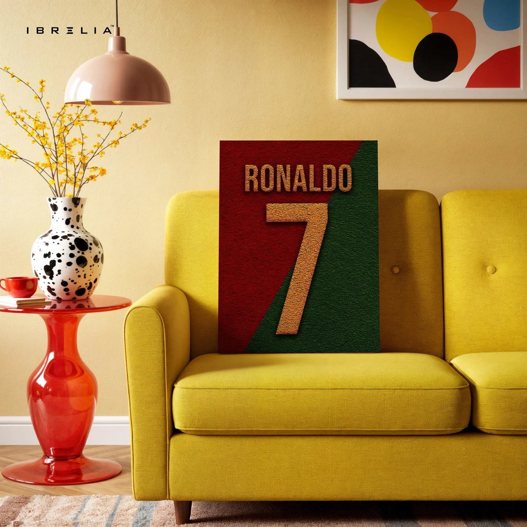 Cristiano Ronaldo No.7 Wall Art – Portugal Edition | IBRELIA™ - IBRELIA