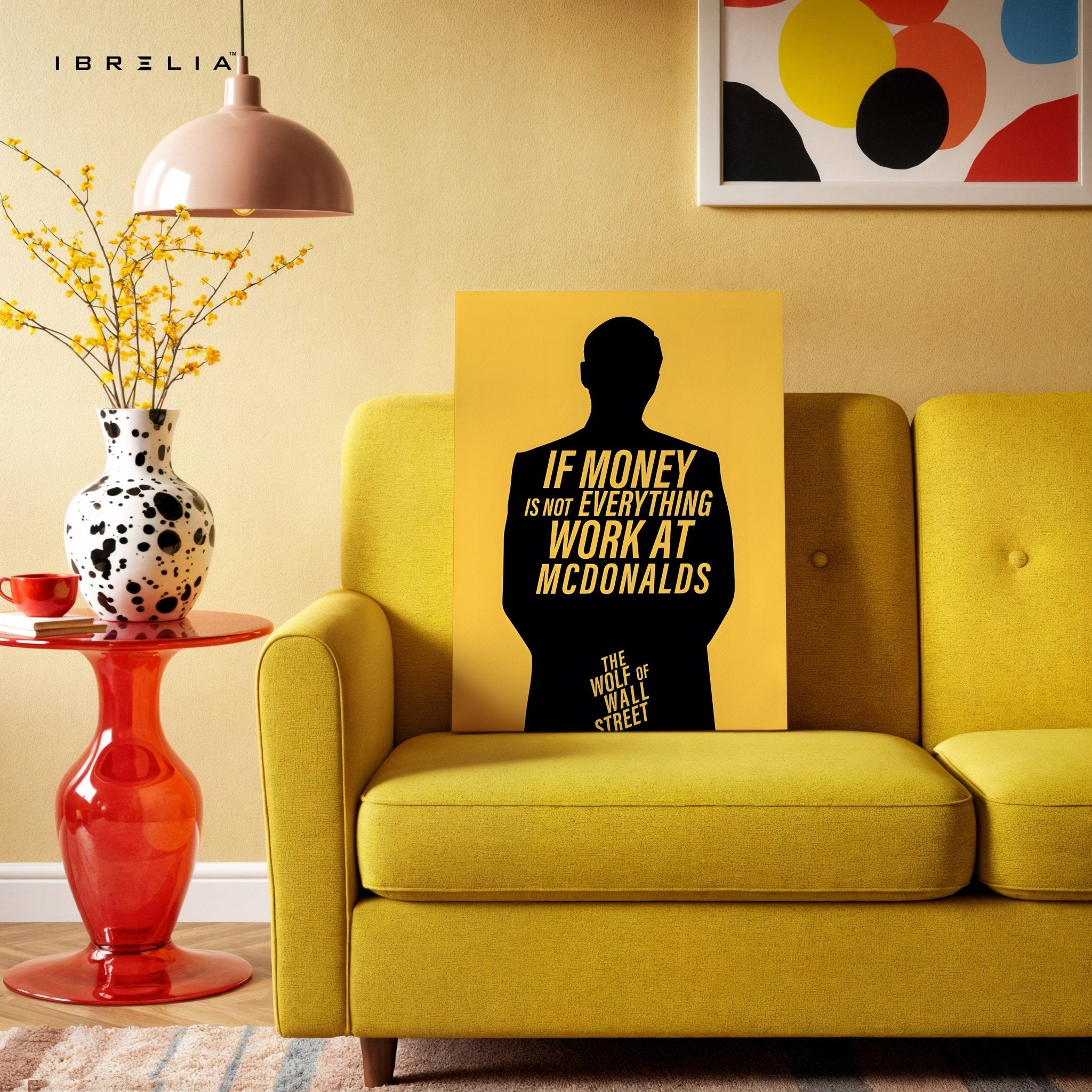 The Wolf of Wall Street Wall Art – Money Quote Edition | IBRELIA™ - IBRELIA