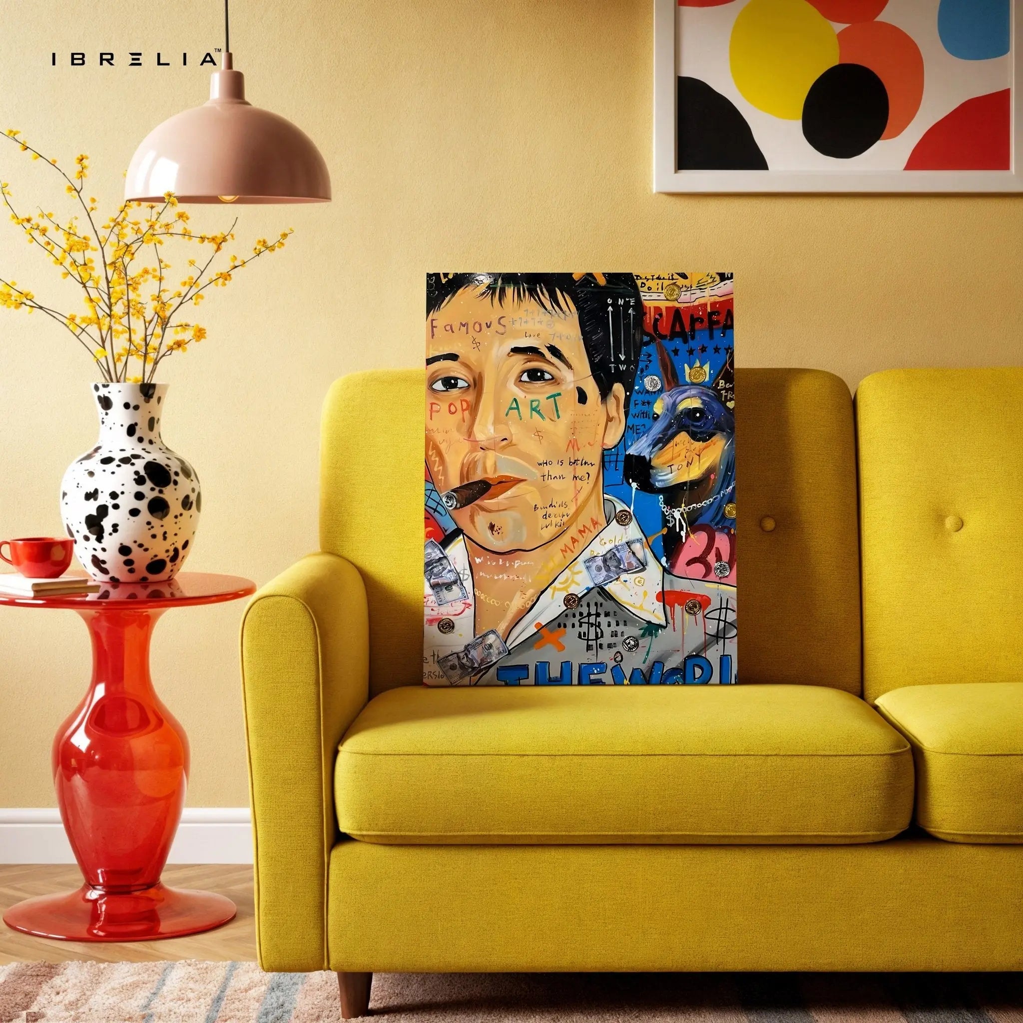 Tony Montana “The World Is Yours” Graffiti 4K Wall Art in Pakistan | IBRELIA™ - IBRELIA