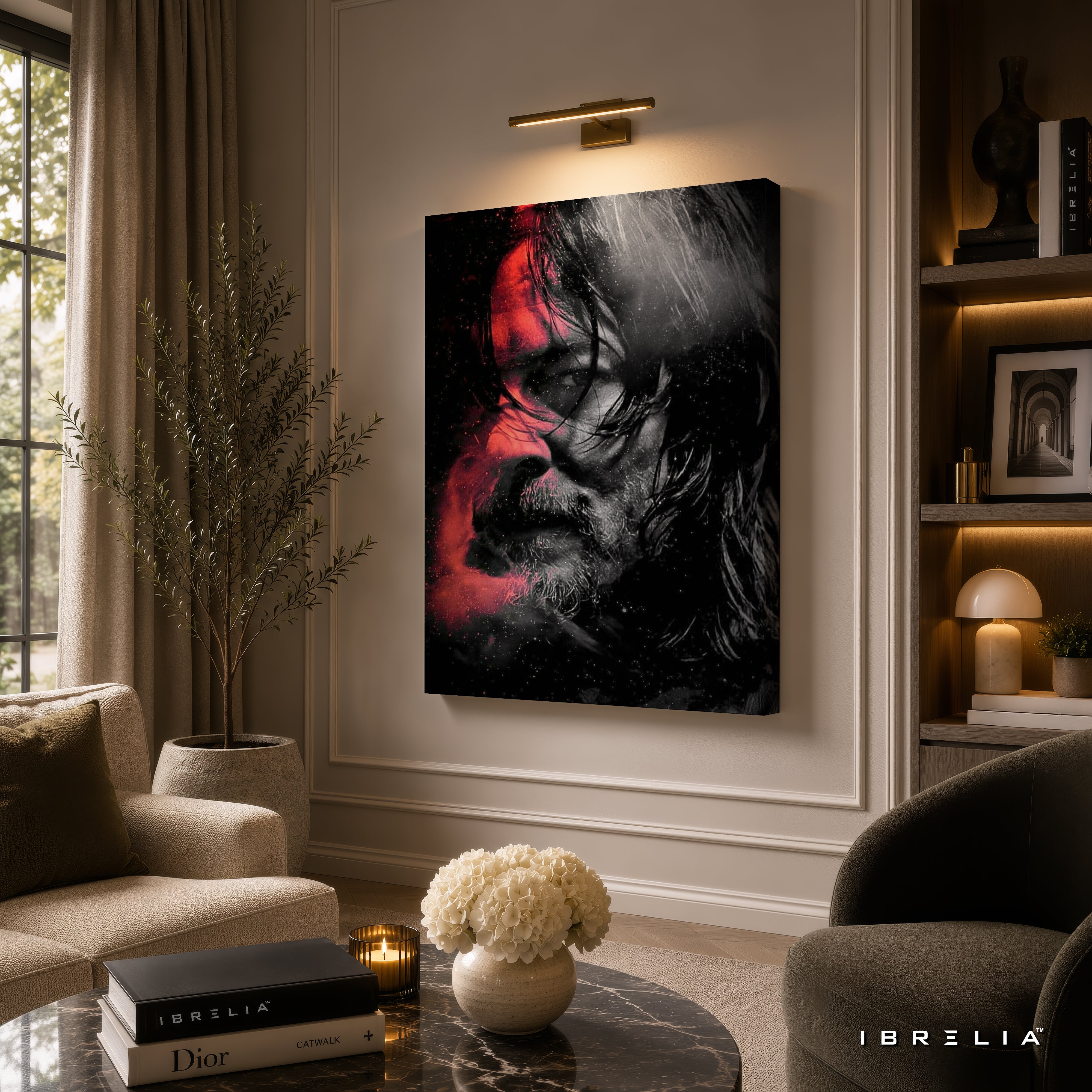 Daryl Dixon Premium Wall Art – The Walking Dead 4K Wrapped MDF Frame | IBRELIA™