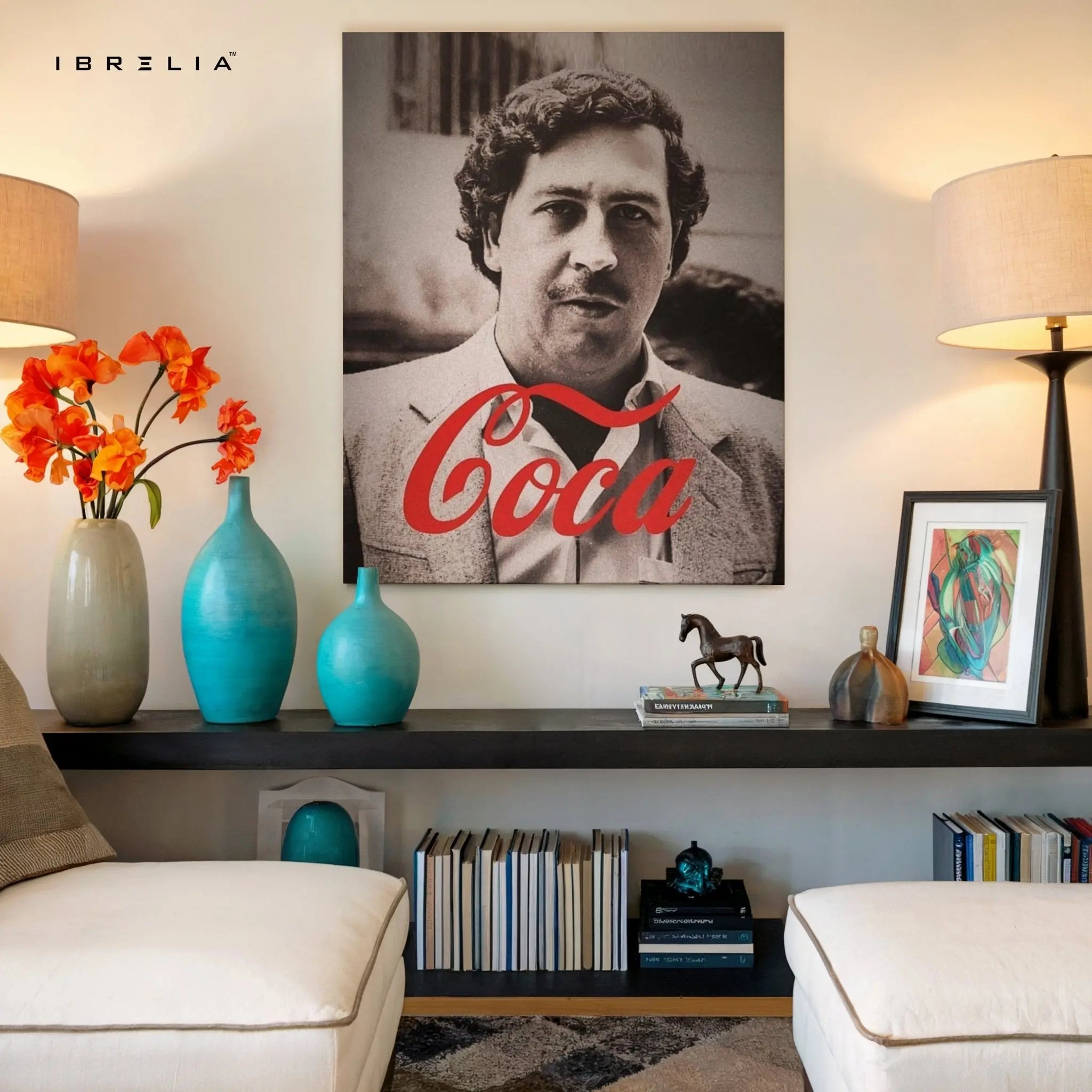 Coca King Vintage Wall Frame | 4K Ultra Wrap Frame Wall Art in Pakistan | IBRELIA™ - IBRELIA