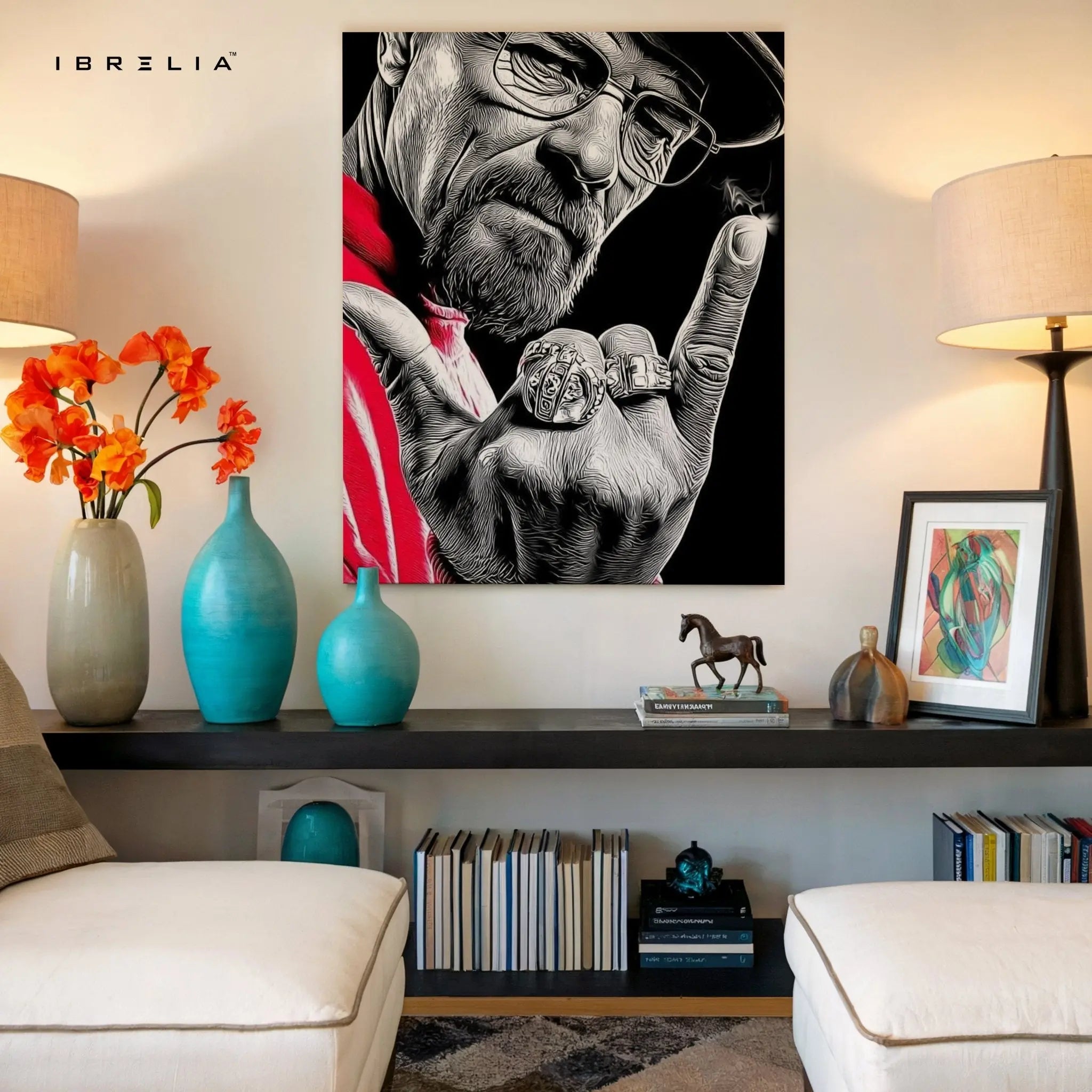 Walter White Graffiti Power Wall Frame | 4K Ultra Wrap Frame Wall Art in Pakistan | IBRELIA™ - IBRELIA
