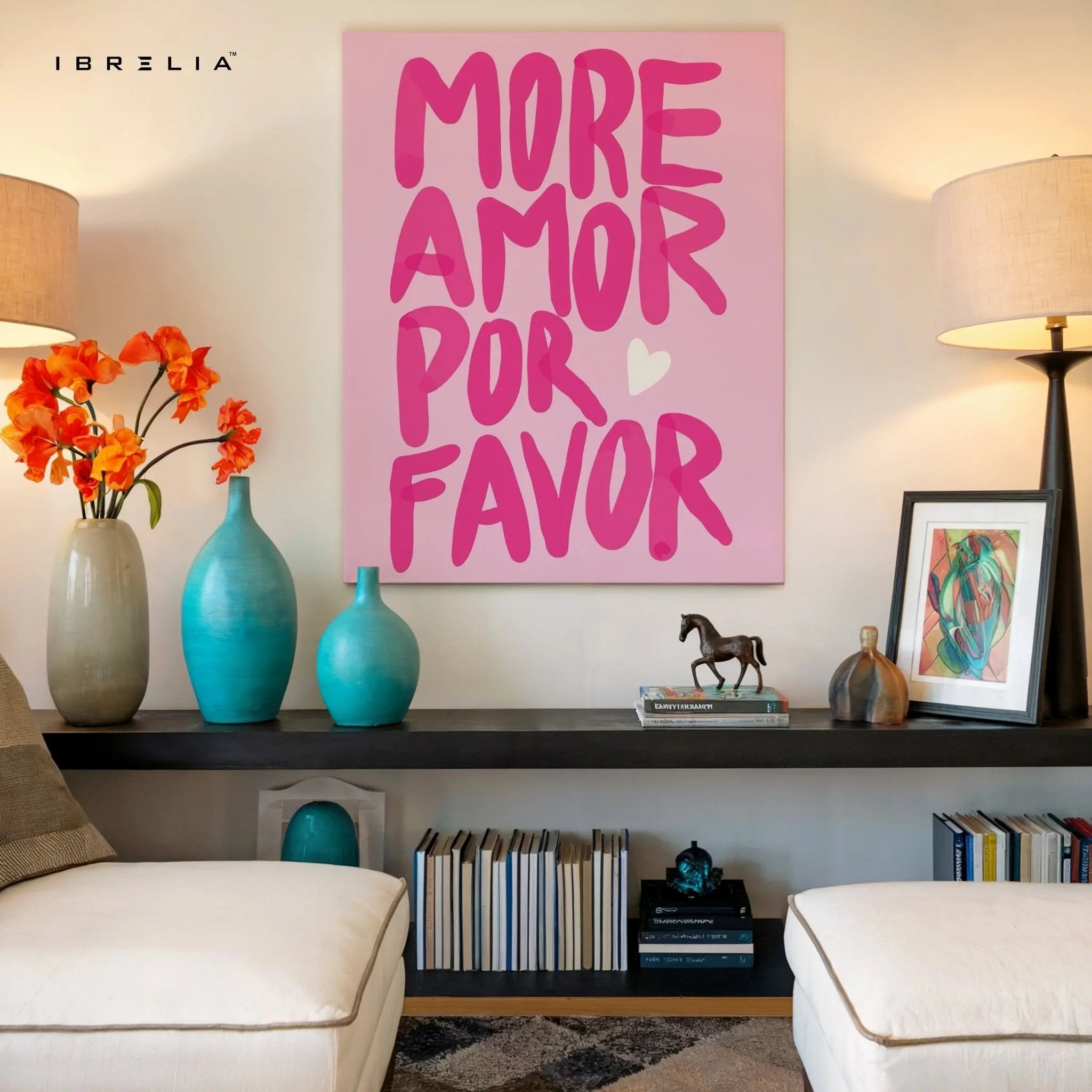 More Amor Por Favor Wall Frame | 4K Ultra Wrap Frame Wall Art in Pakistan | IBRELIA™ - IBRELIA