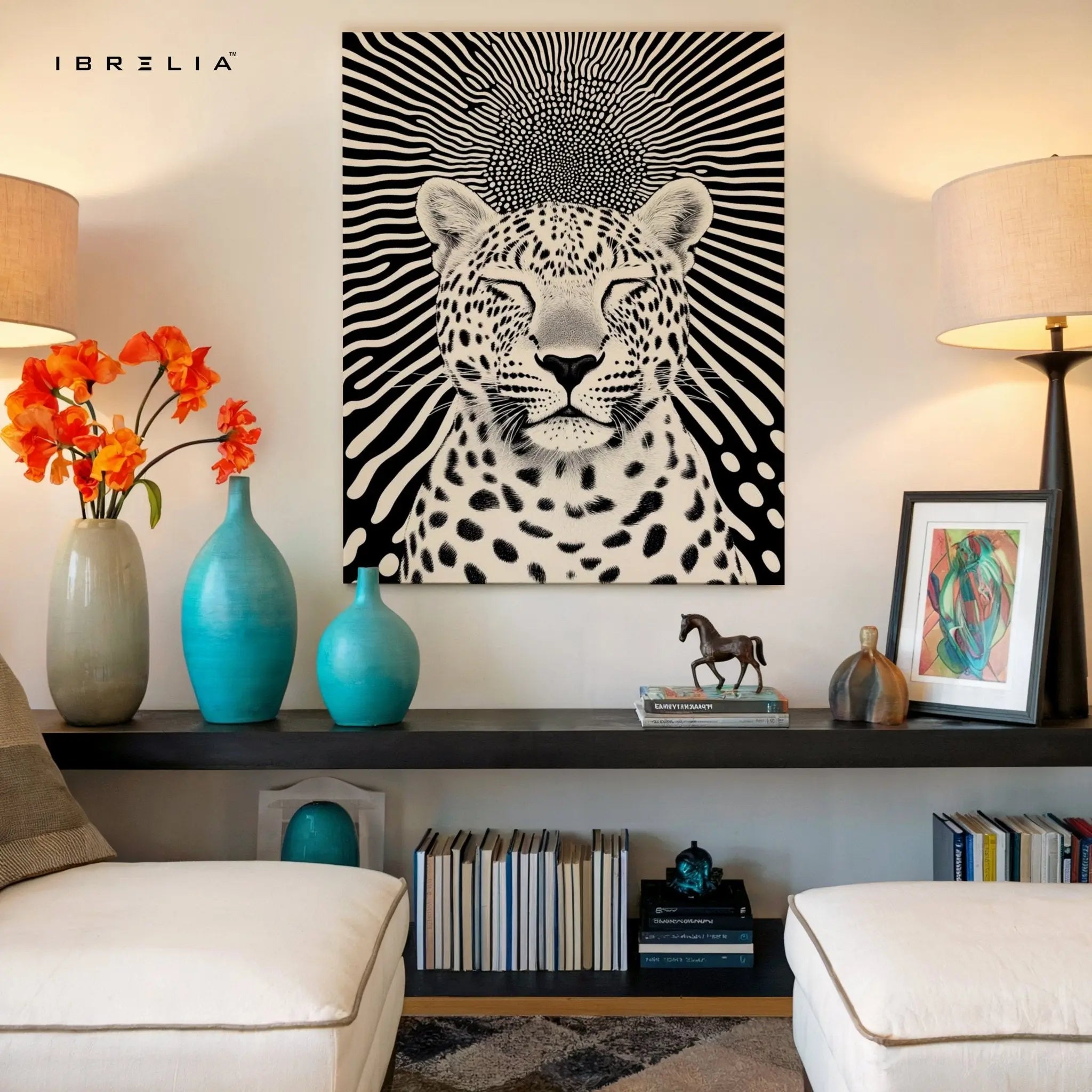 Zen Leopard Wall Frame | 4K Ultra Wrap Frame Wall Art in Pakistan | IBRELIA™ - IBRELIA