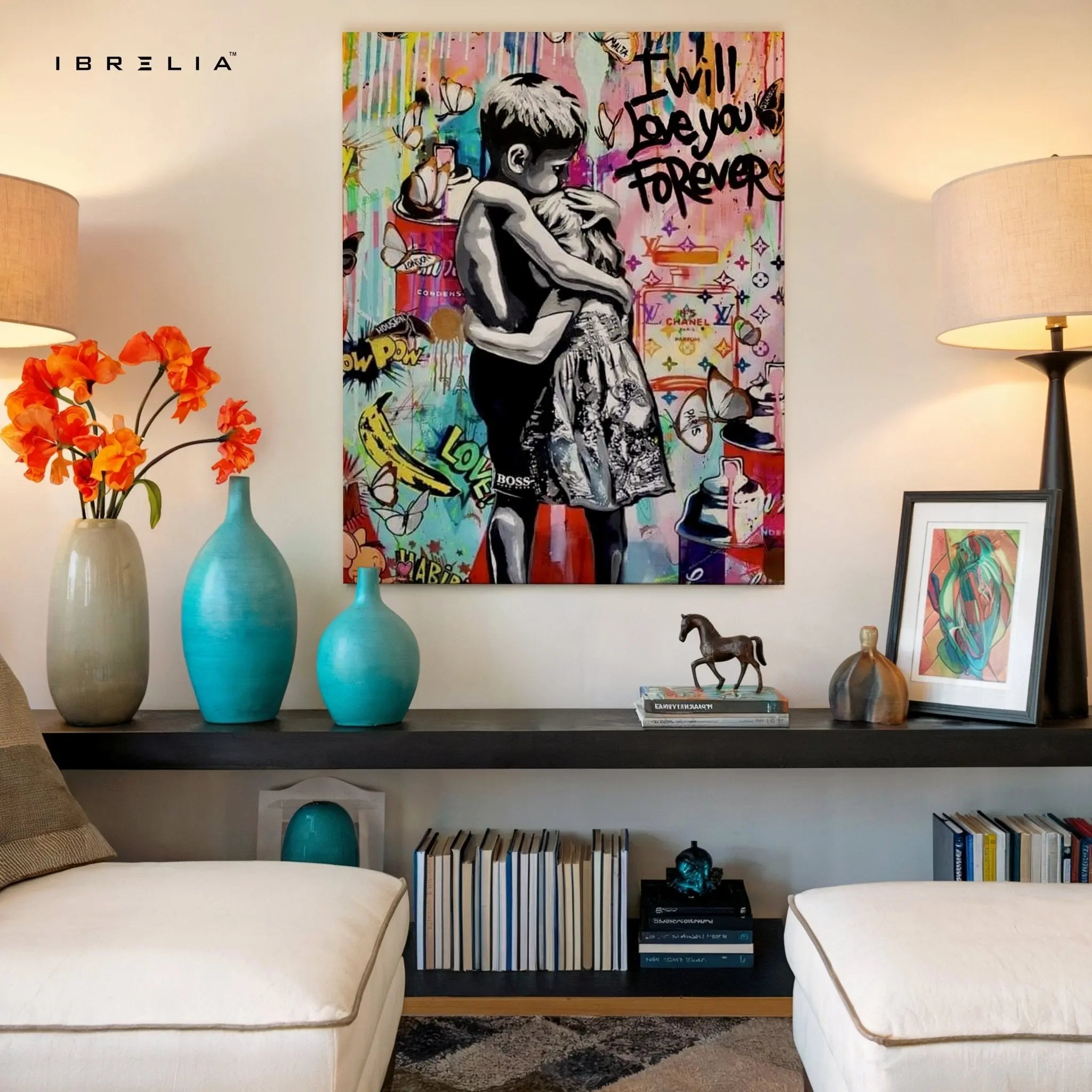 I Will Love You Forever Wall Frame | 4K Ultra Wrap Frame Wall Art in Pakistan | IBRELIA™ - IBRELIA