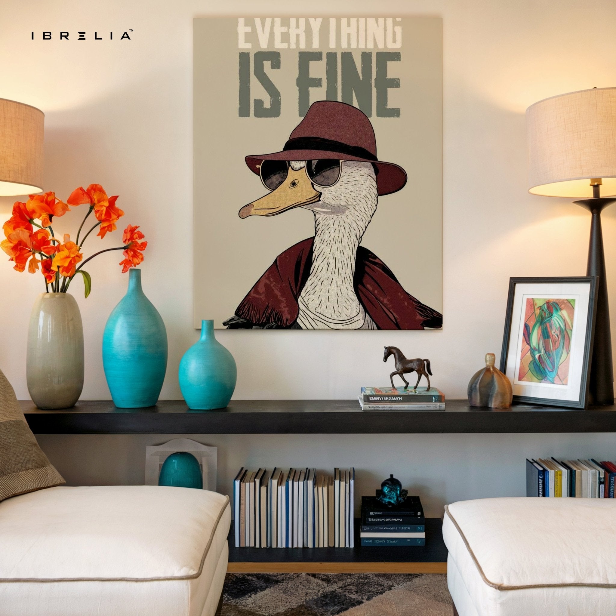 Everything Is Fine Wall Frame | 4K Ultra Wrap Frame Wall Art in Pakistan | IBRELIA™ - IBRELIA