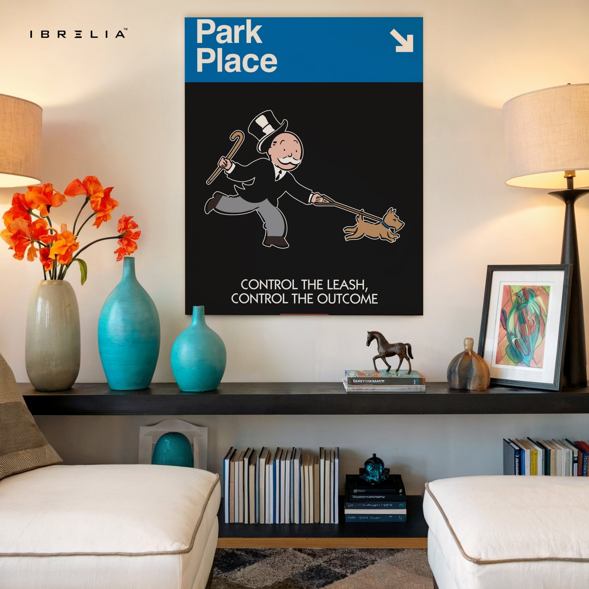 Monopoly “Baltic Avenue” Wall Art – Great Leaders Steer, Not Follow | IBRELIA™ - IBRELIA