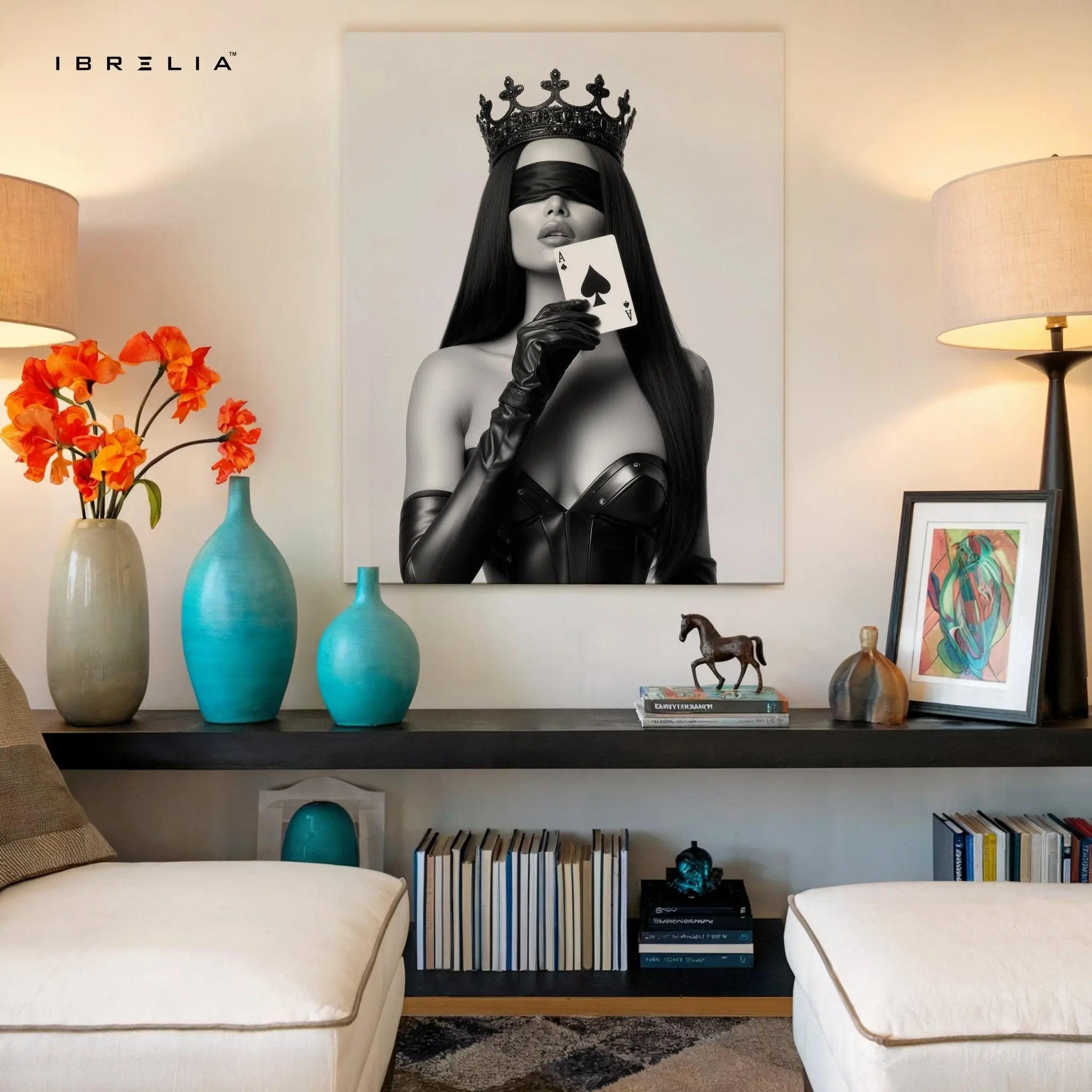 Ace Queen Wall Frame | 4K Ultra Wrap Frame Wall Art in Pakistan | IBRELIA™ - IBRELIA