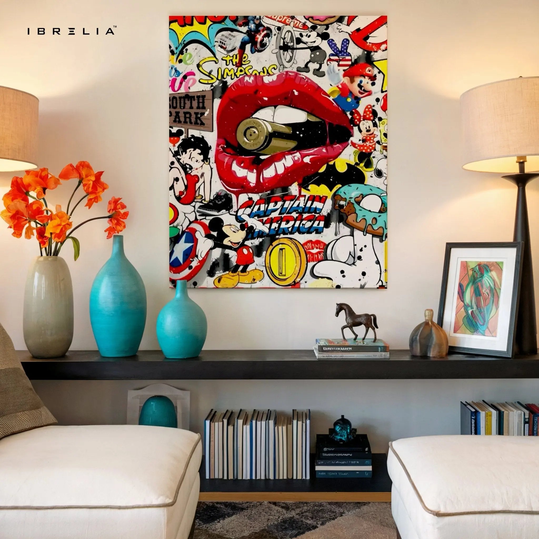 Pop Culture Explosion Wall Frame | 4K Ultra Wrap Frame Wall Art in Pakistan | IBRELIA™ - IBRELIA