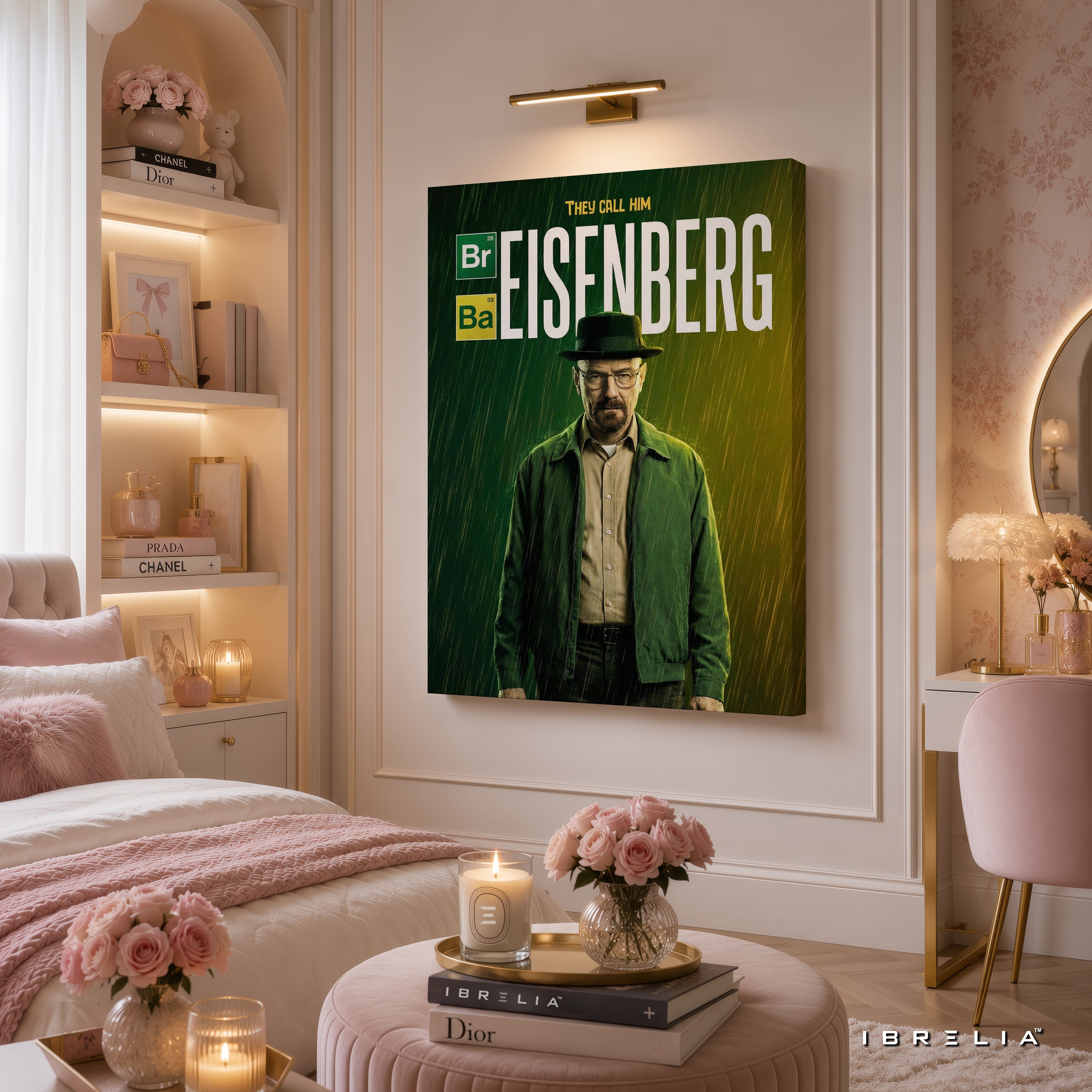 Breaking Bad Heisenberg Walter White Premium Wall Art – 4K Wrapped MDF Frame | IBRELIA™