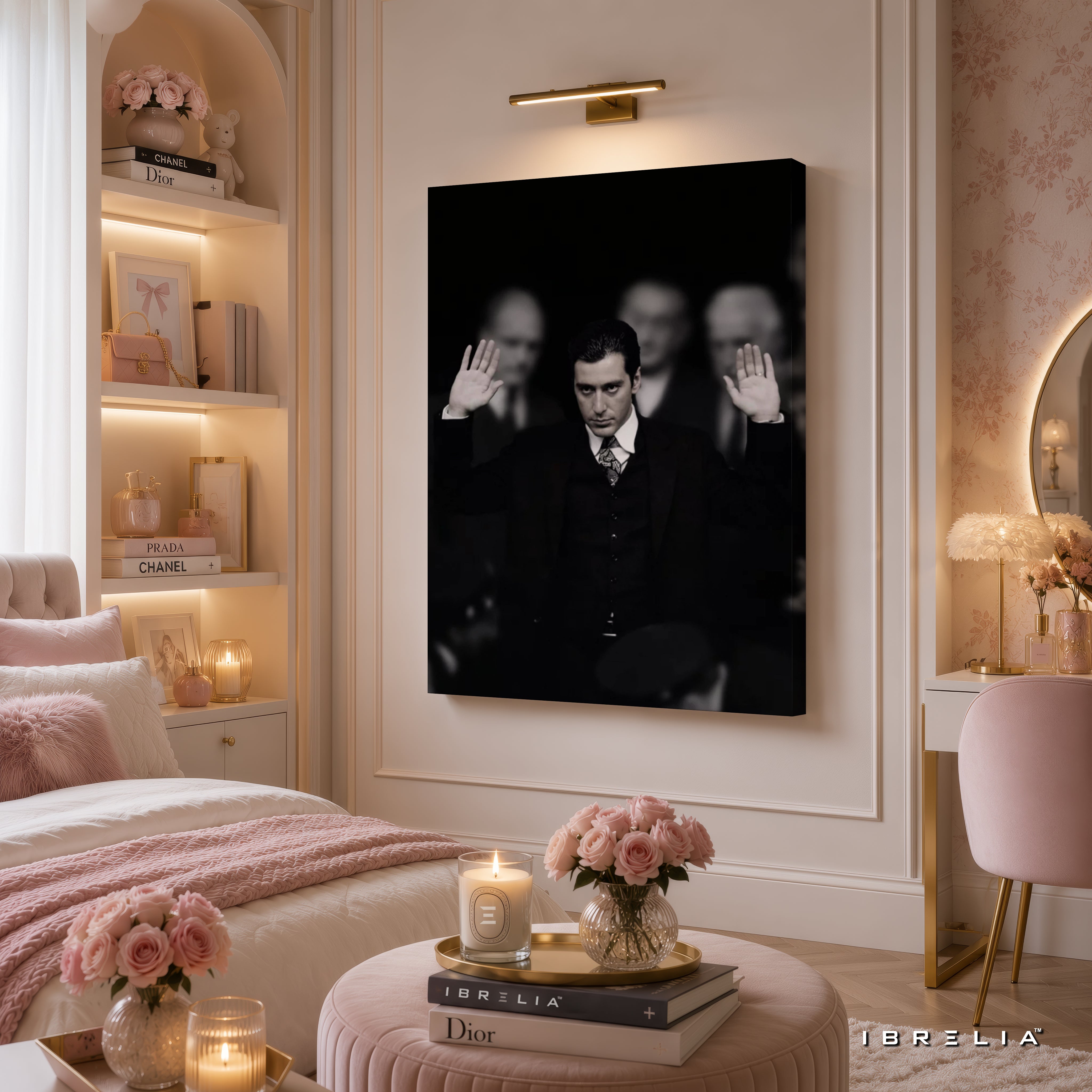 The Godfather Michael Corleone Wall Art – Al Pacino Premium Movie Poster | IBRELIA™