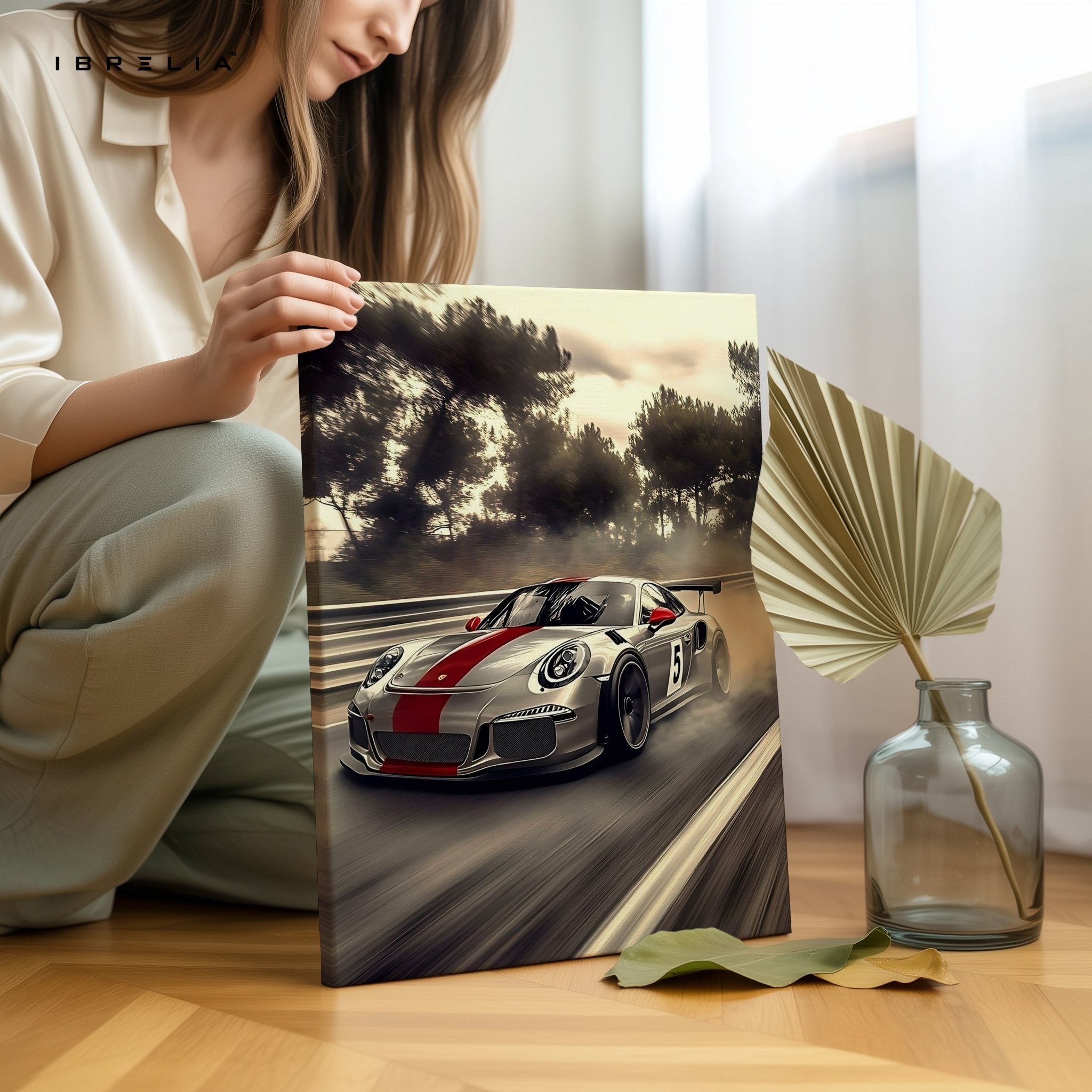 Porsche GT3 RS Racing Edition – 4K Ultra Wrap Frame Wall Art in Pakistan | IBRELIA™ - IBRELIA