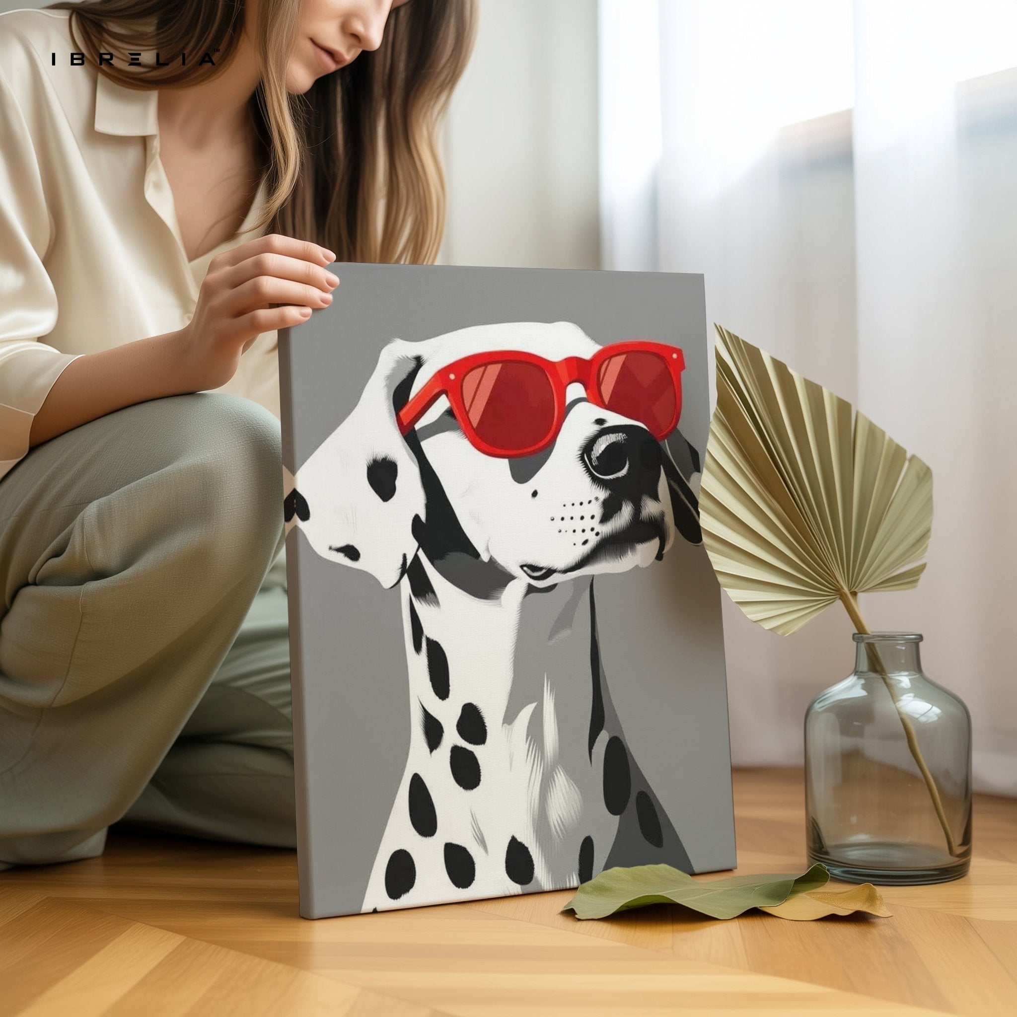 Dalmatian Cool Shades Wall Frame | 4K Ultra Wrap Frame Wall Art in Pakistan | IBRELIA™ - IBRELIA