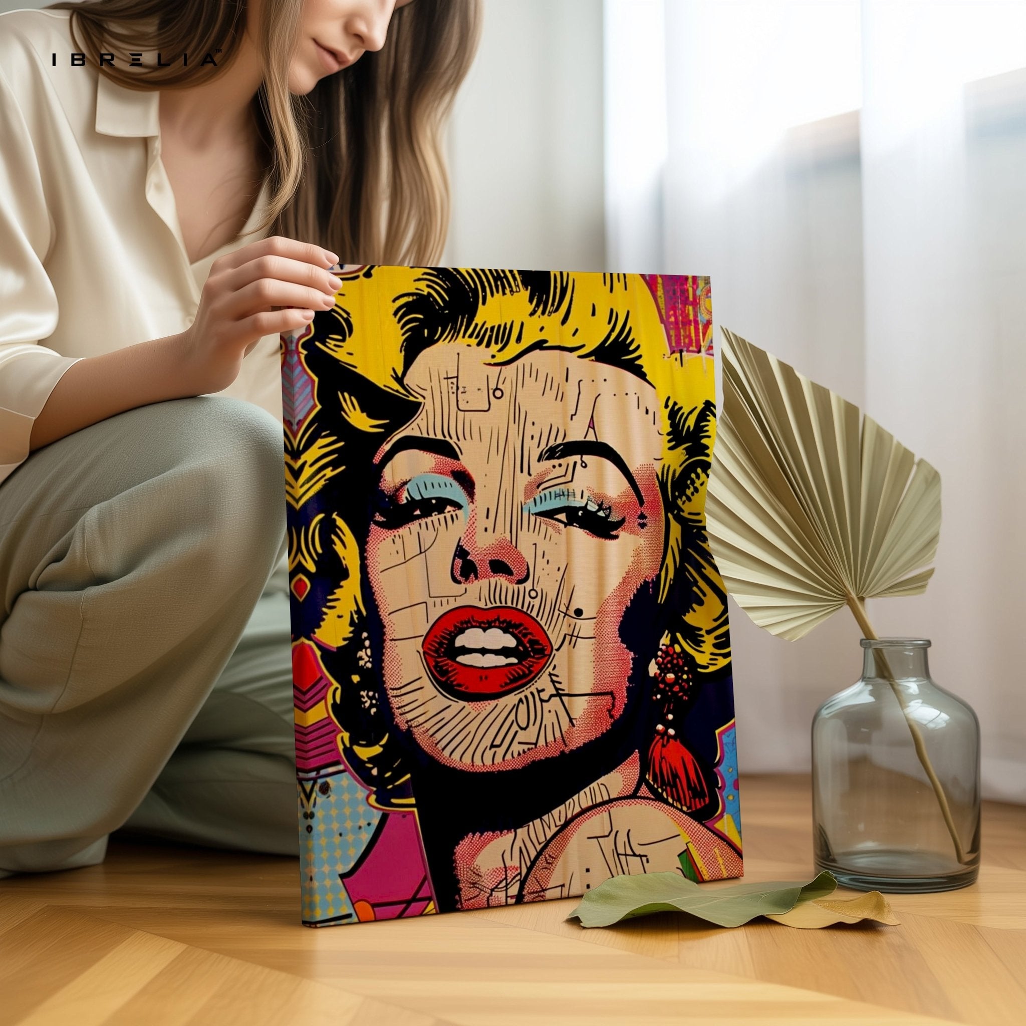 Marilyn Monroe Pop Art Wall Frame | 4K Ultra Wrap Frame Wall Art in Pakistan | IBRELIA™ - IBRELIA