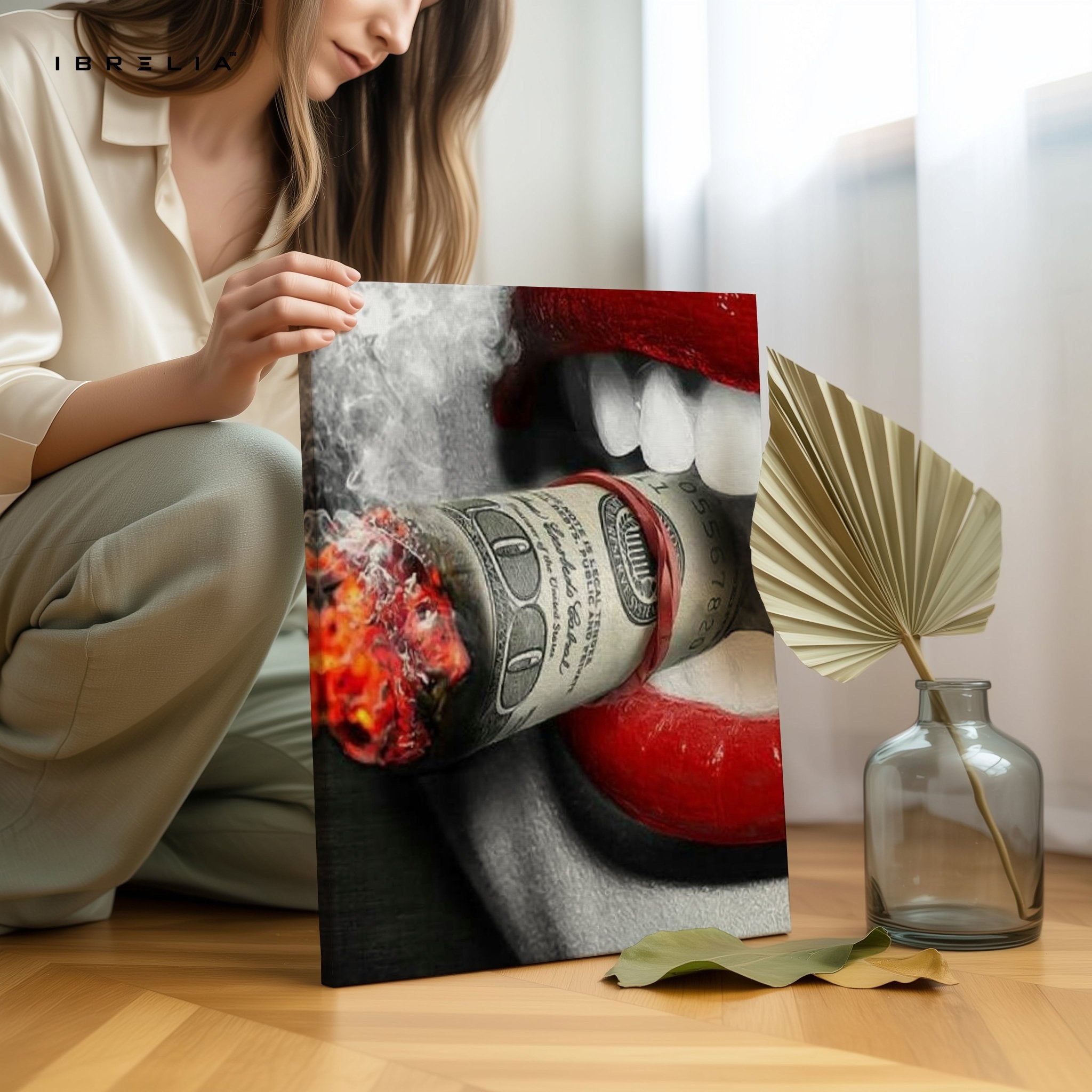 Burning Desire Wall Frame | 4K Ultra Wrap Frame Wall Art in Pakistan | IBRELIA™ - IBRELIA