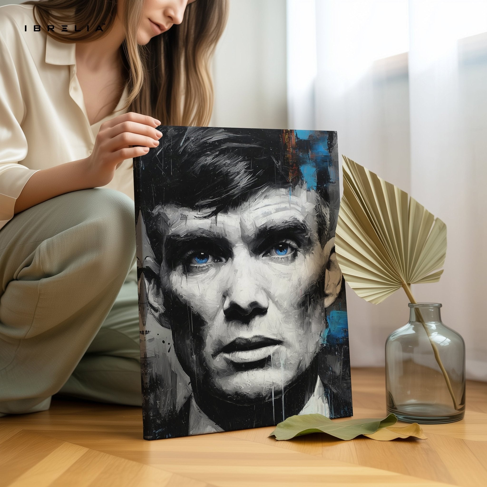 Thomas Shelby Blue Eyes Wall Frame | 4K Ultra Wrap Frame Wall Art in Pakistan | IBRELIA™ - IBRELIA