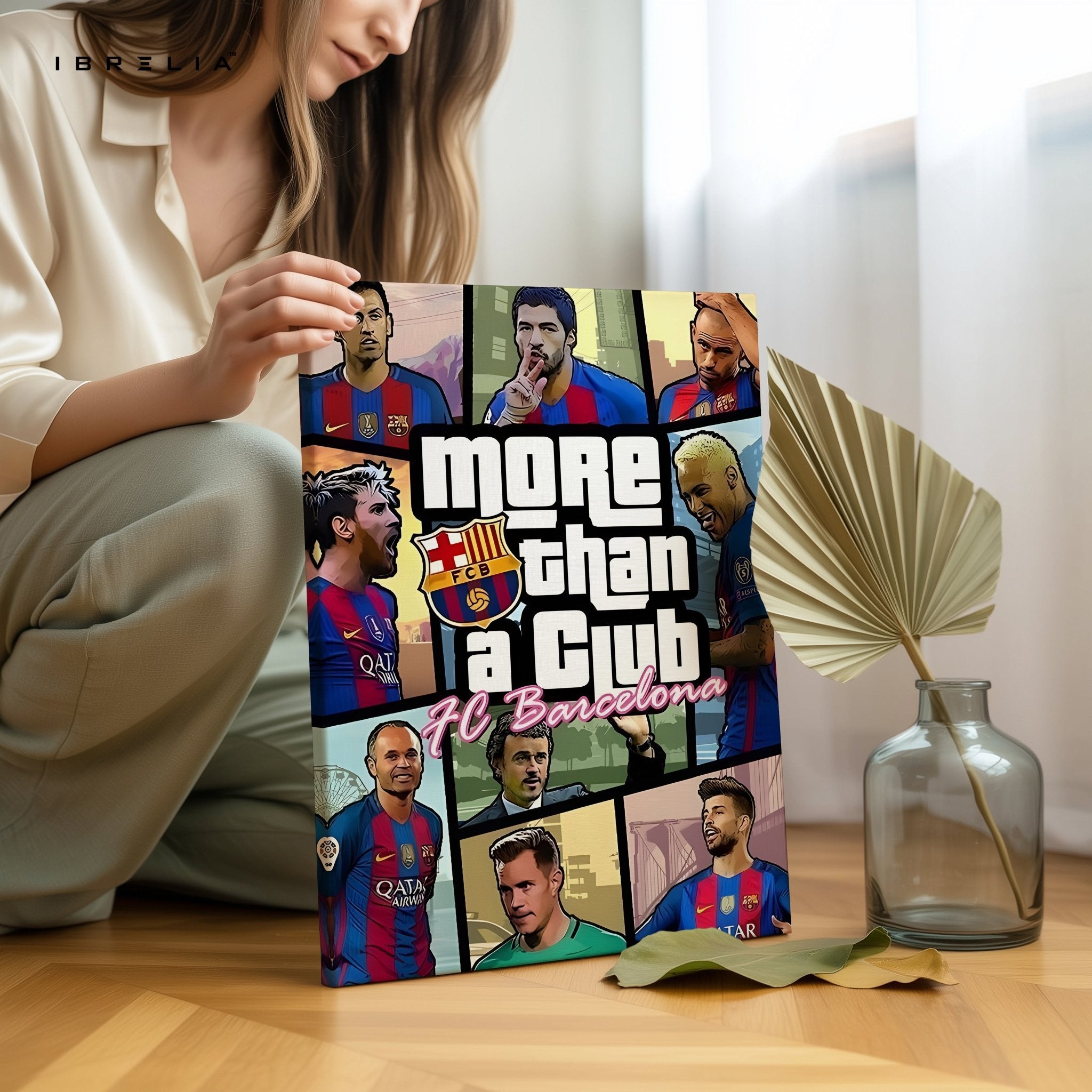 FC Barcelona Wall Art – “More Than a Club” Edition | IBRELIA™ - IBRELIA