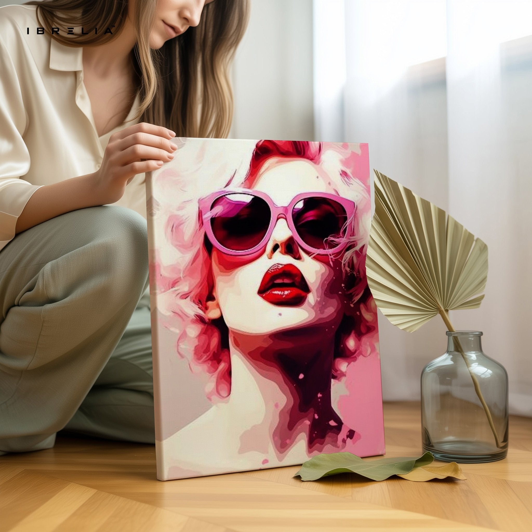 Pink Diva Wall Frame | 4K Ultra Wrap Frame Wall Art in Pakistan | IBRELIA™ - IBRELIA