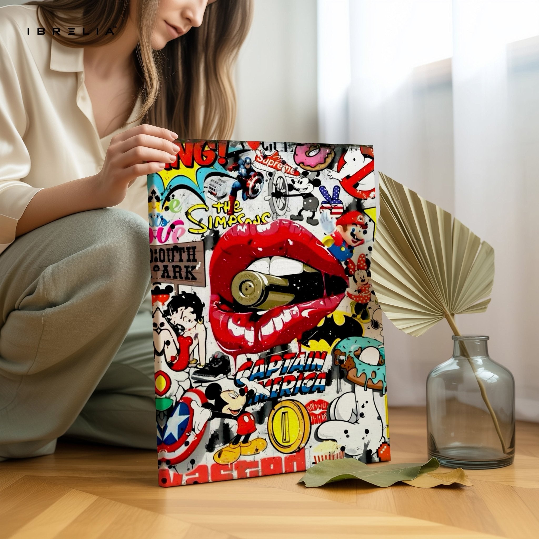 Pop Culture Explosion Wall Frame | 4K Ultra Wrap Frame Wall Art in Pakistan | IBRELIA™ - IBRELIA