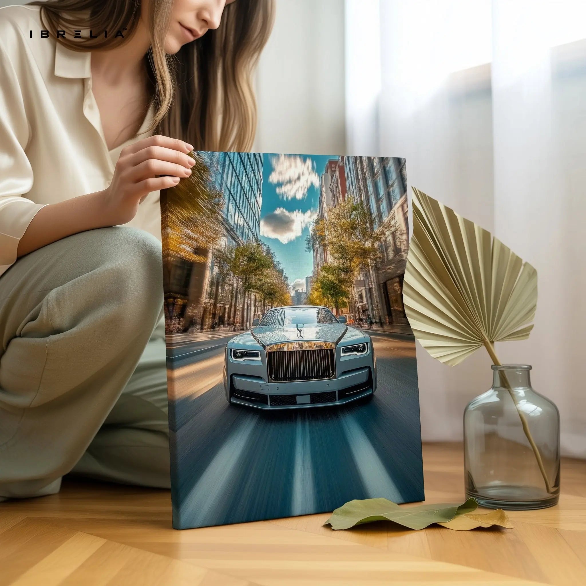 Rolls Royce Speed Motion – 4K Ultra Wrap Frame Wall Art in Pakistan | IBRELIA™ - IBRELIA