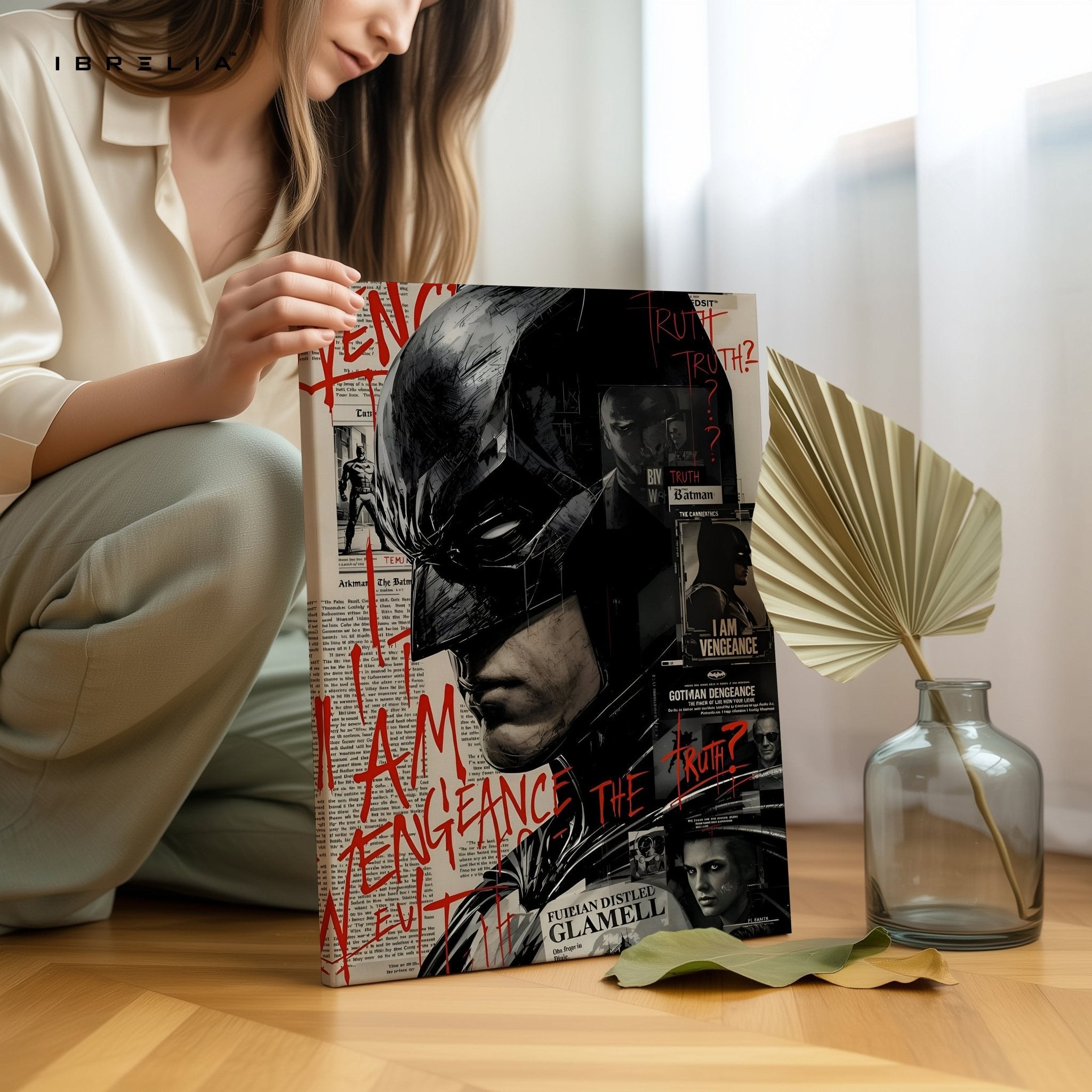 Batman Vengeance Edition – 4K Ultra Wrap Frame Wall Art in Pakistan | IBRELIA™ - IBRELIA