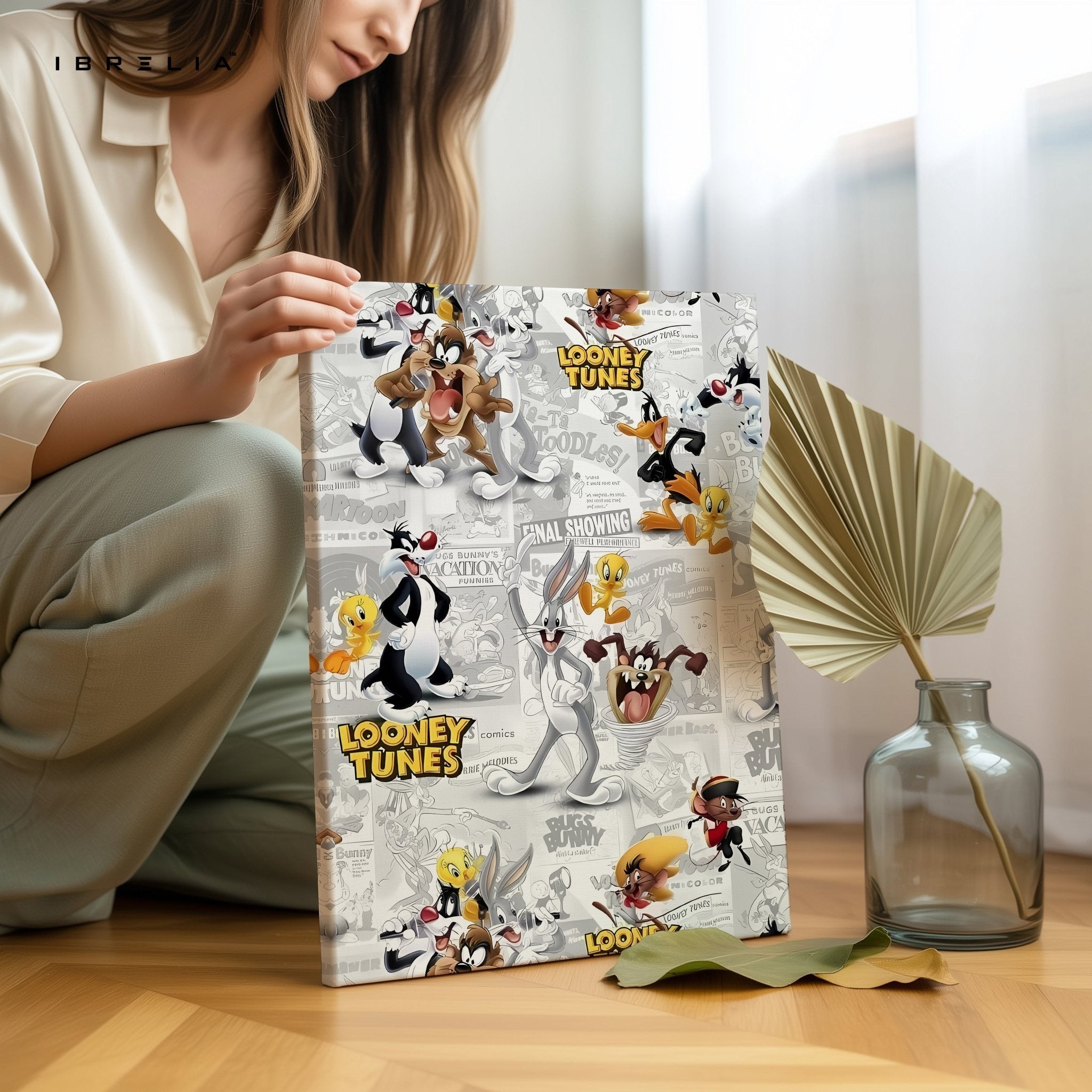 Looney Tunes Collage Wall Frame | 4K Ultra Wrap Frame Wall Art in Pakistan | IBRELIA™ - IBRELIA