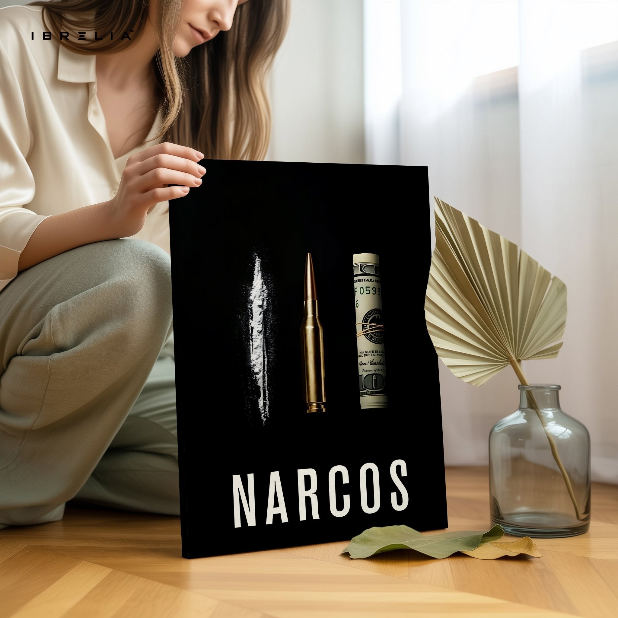 Narcos – Power, Money & Chaos 4K Ultra Wrap Frame Wall Art in Pakistan | IBRELIA™ - IBRELIA