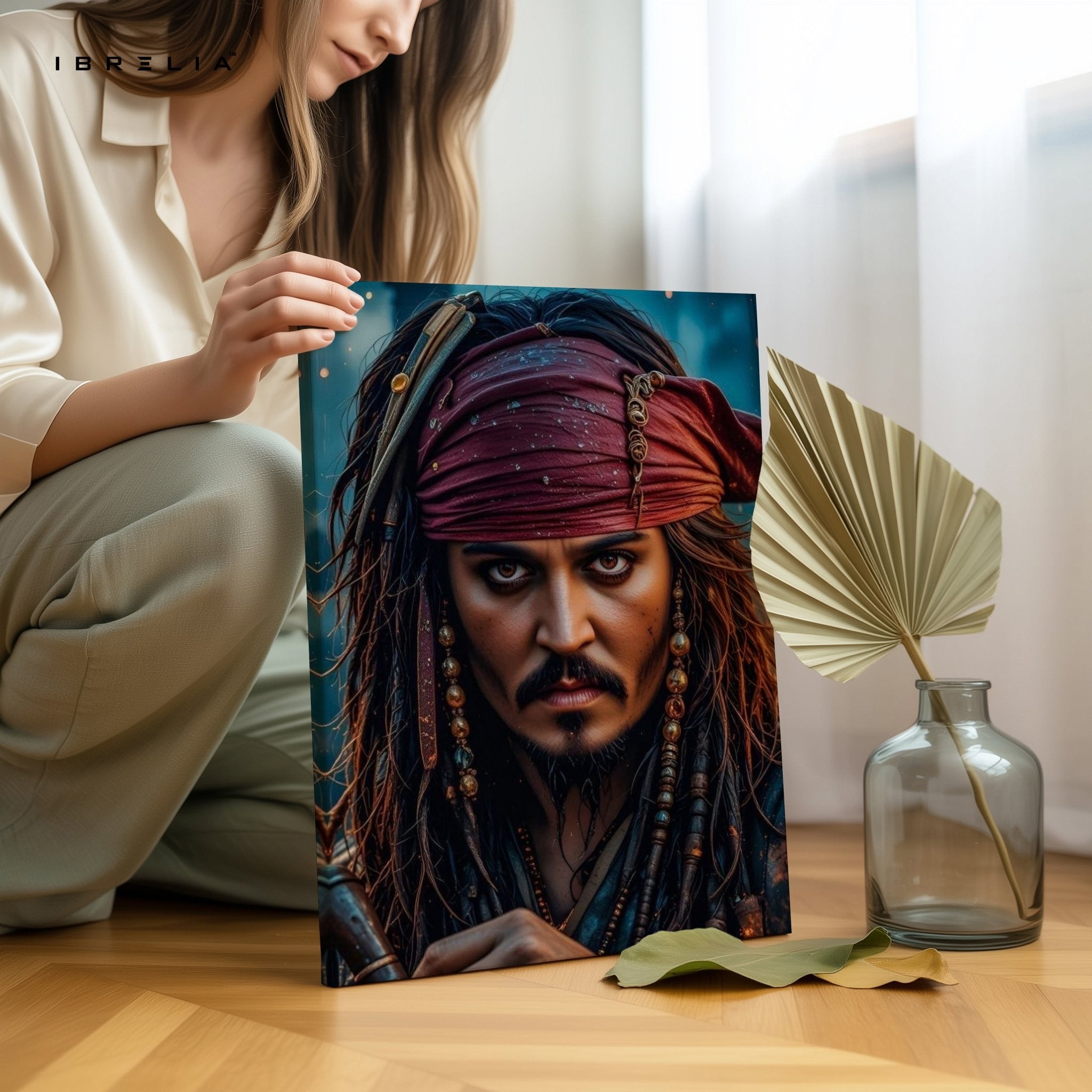 Captain Pirate Wall Frame | 4K Ultra Wrap Frame Wall Art in Pakistan | IBRELIA™ - IBRELIA