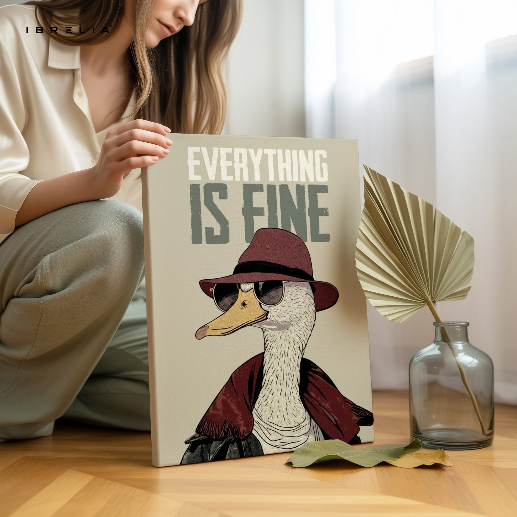 Everything Is Fine Wall Frame | 4K Ultra Wrap Frame Wall Art in Pakistan | IBRELIA™ - IBRELIA