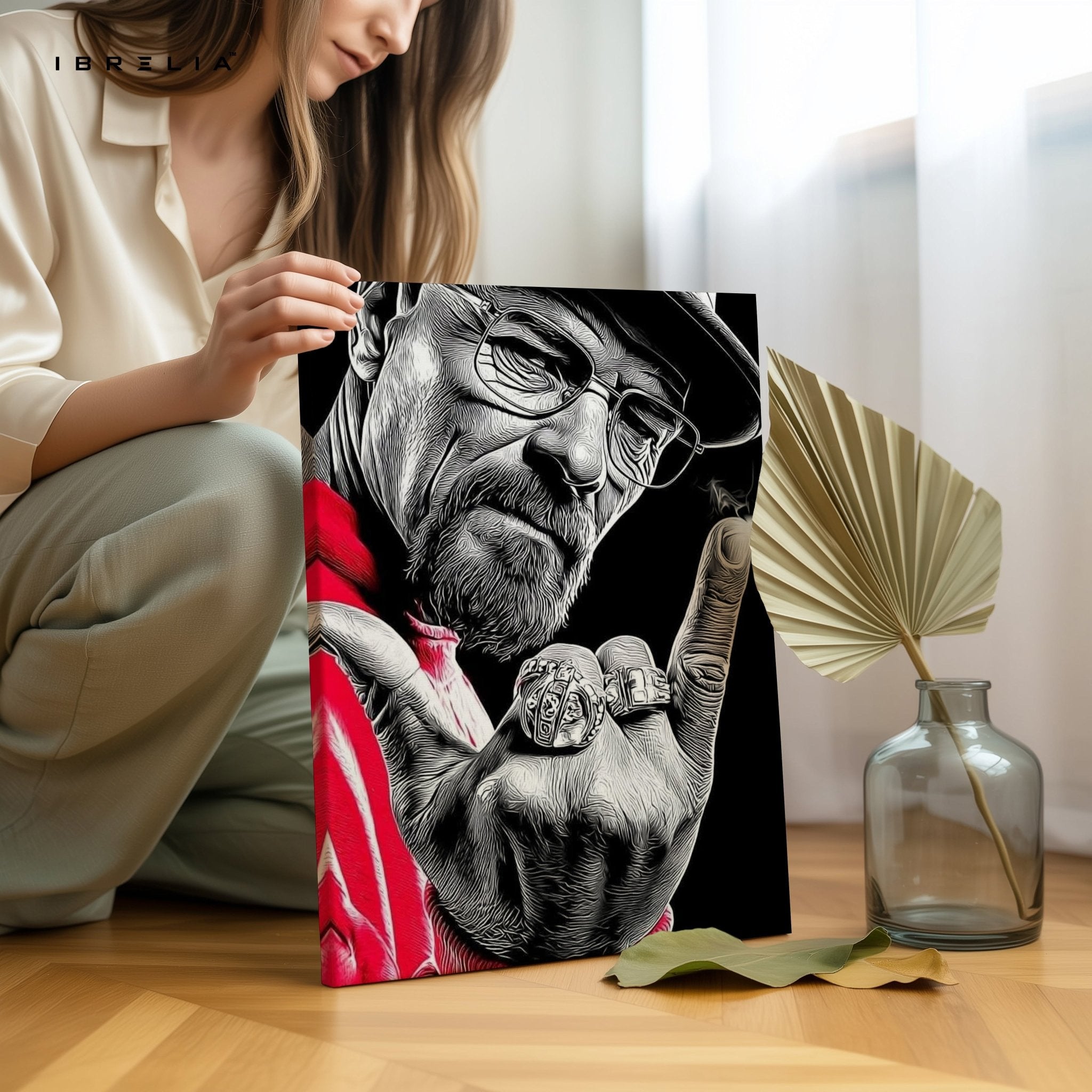 Walter White Graffiti Power Wall Frame | 4K Ultra Wrap Frame Wall Art in Pakistan | IBRELIA™ - IBRELIA