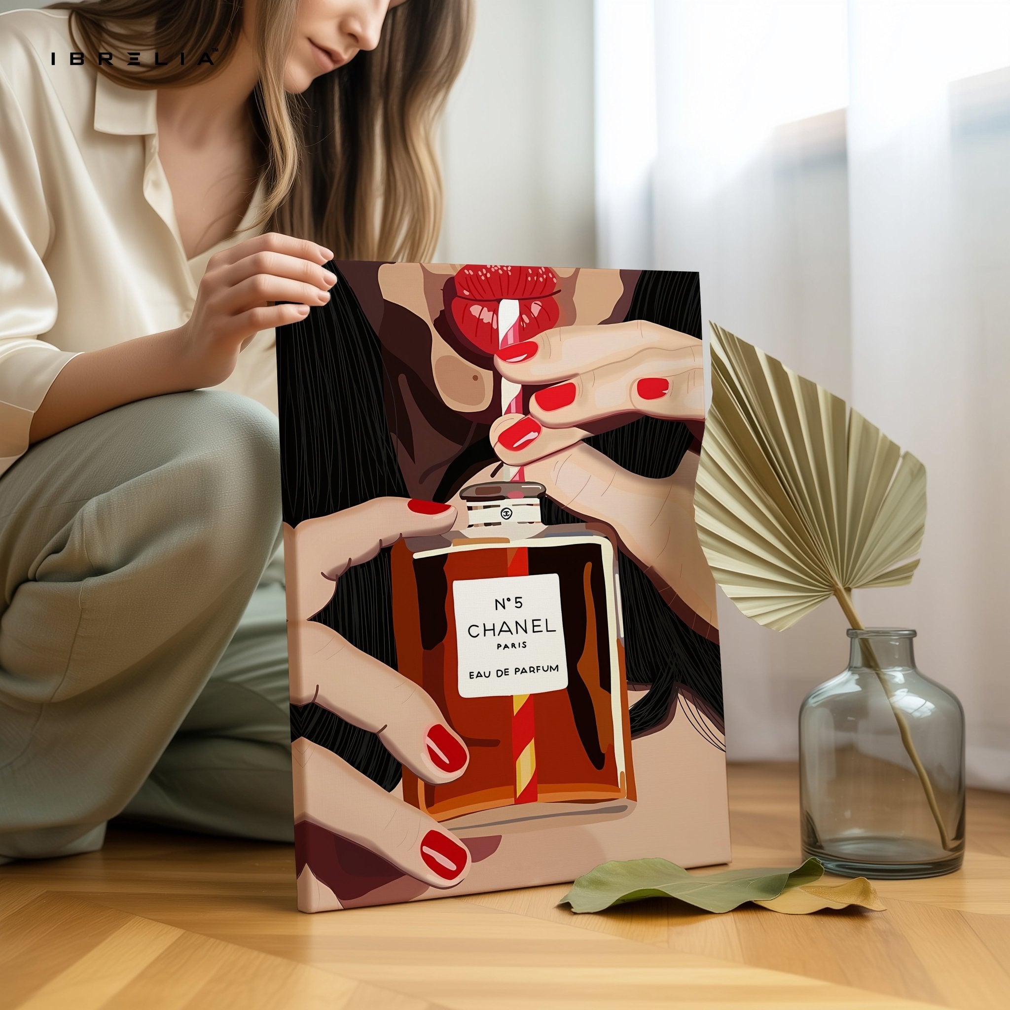 Chanel N°5 Perfume Wall Art – Luxury Fashion Pop Art | IBRELIA™ - IBRELIA