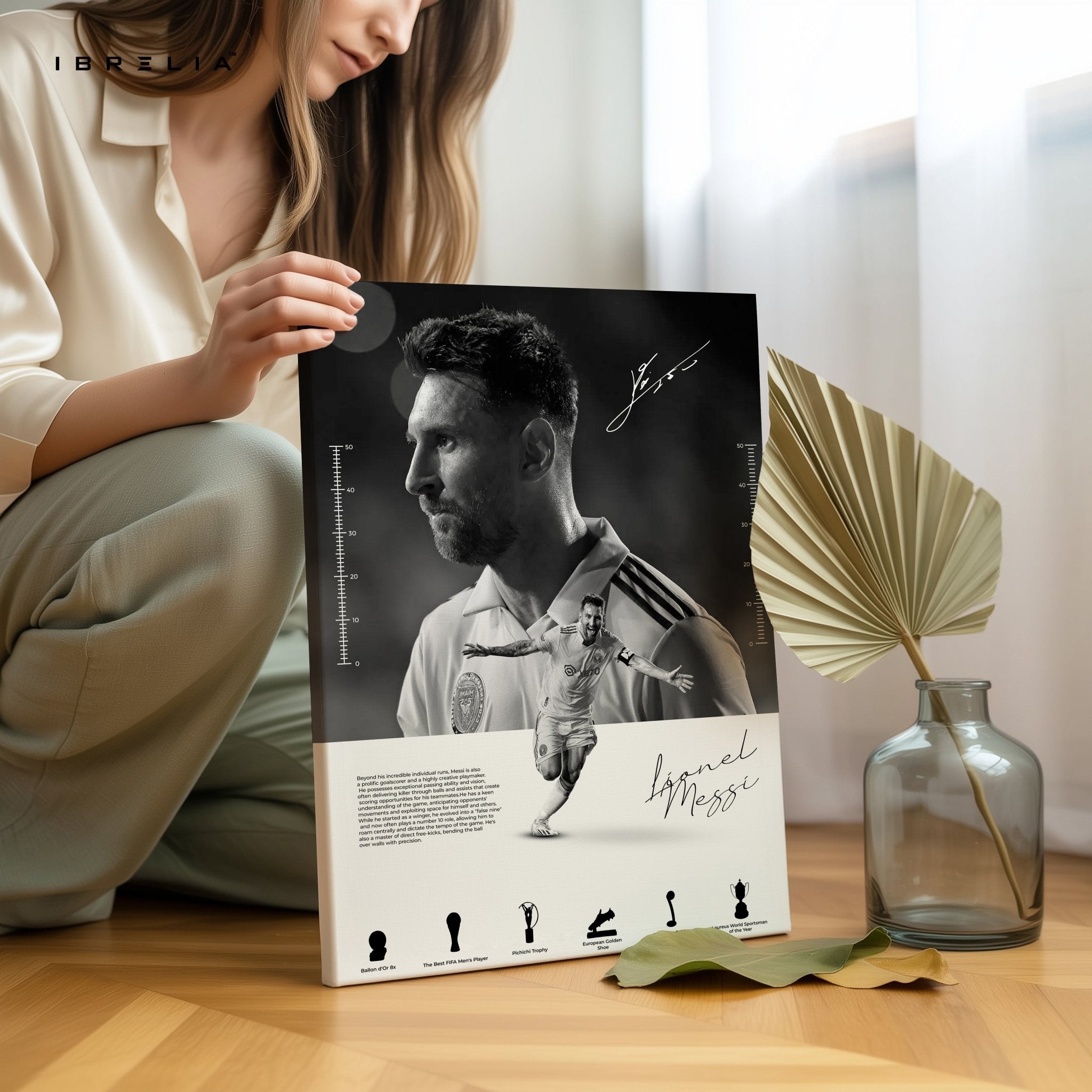 Lionel Messi – The Legend 4K Ultra Wrap Frame Wall Art in Pakistan | IBRELIA™ - IBRELIA