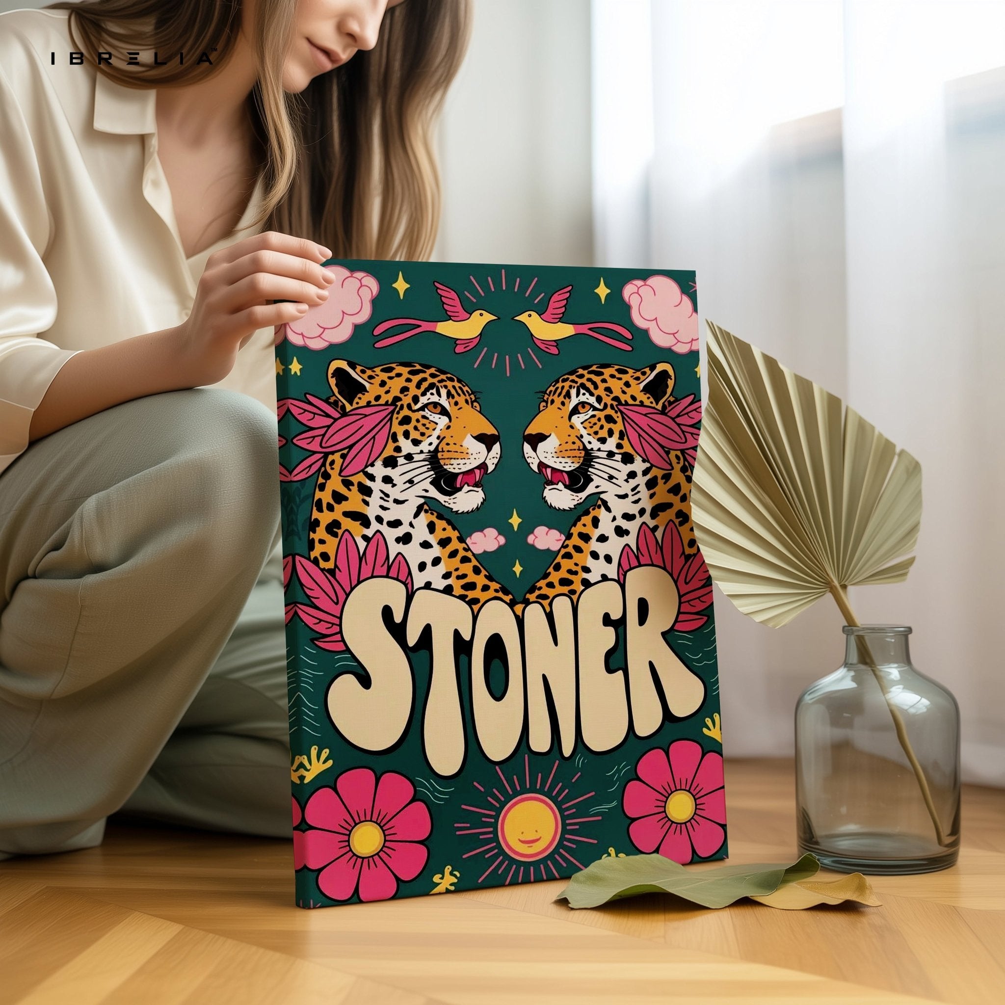 Stoner Jungle Vibes Wall Frame | 4K Ultra Wrap Frame Wall Art in Pakistan | IBRELIA™ - IBRELIA
