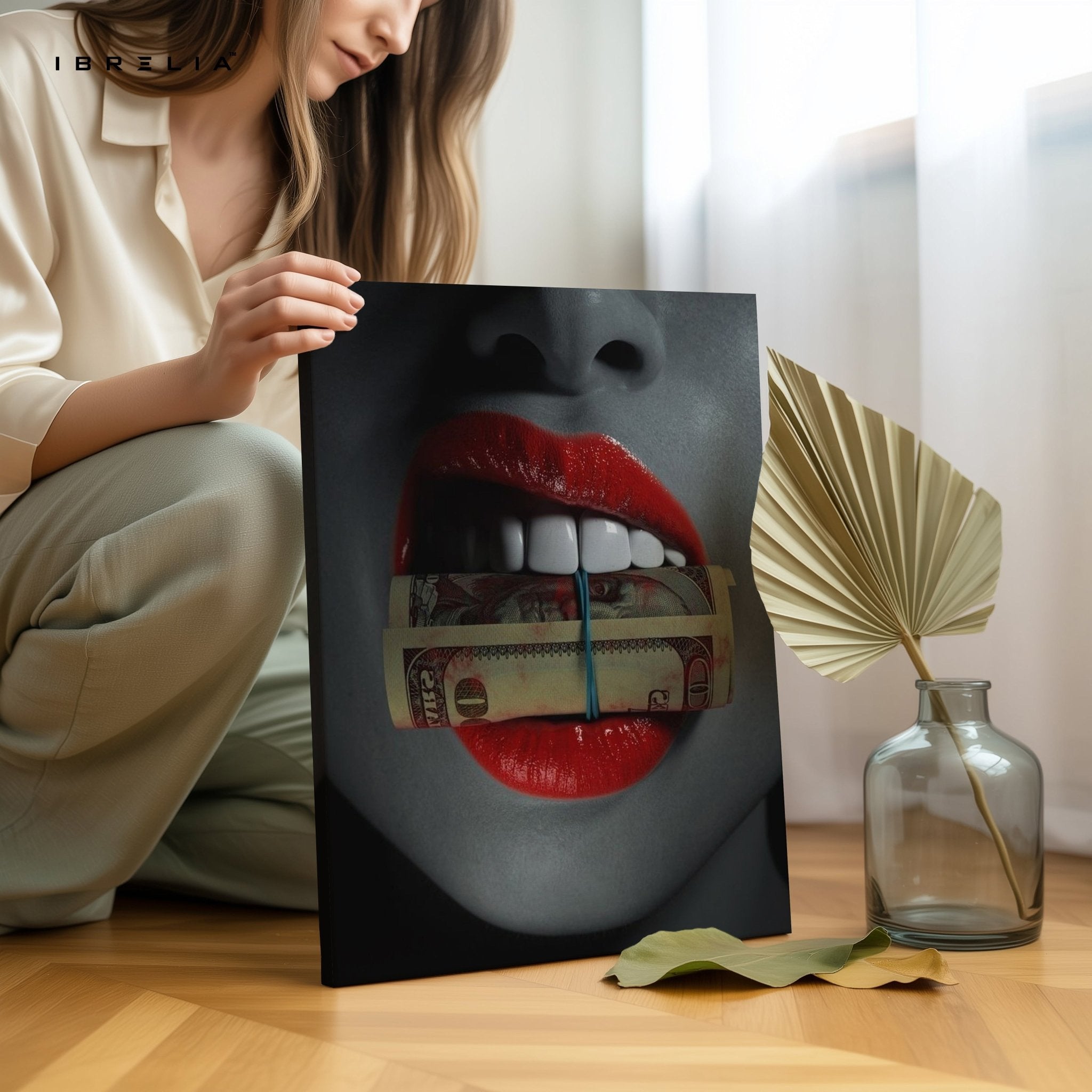 Red Temptation Wall Frame | 4K Ultra Wrap Frame Wall Art in Pakistan | IBRELIA™ - IBRELIA
