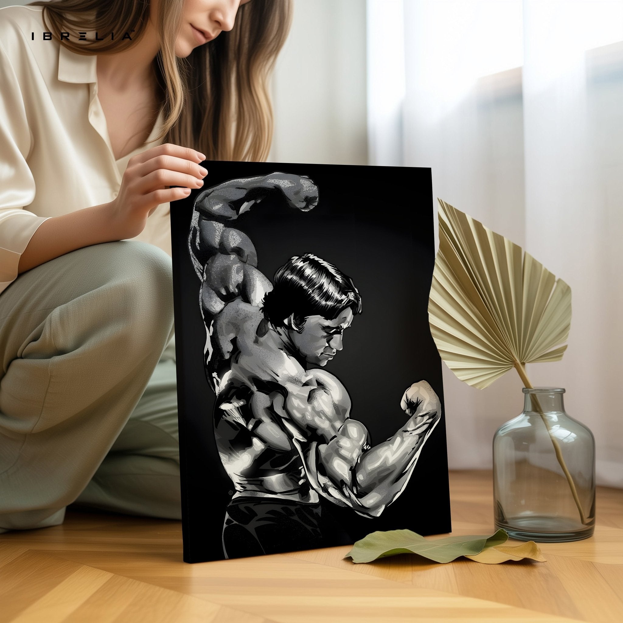 Arnold Schwarzenegger Bodybuilding Wall Art – Strength in Motion | IBRELIA™ - IBRELIA