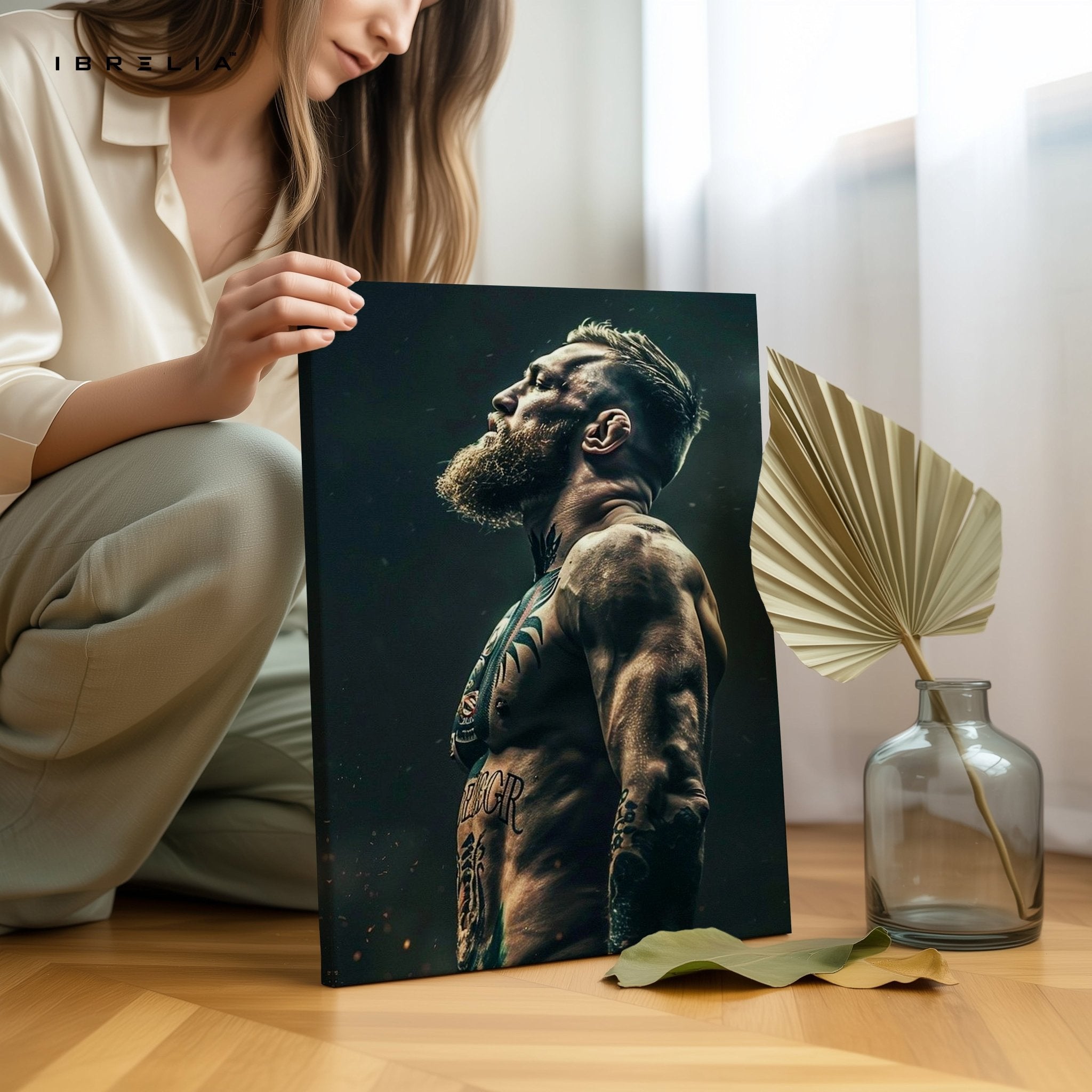 The Fighter’s Spirit Wall Frame | 4K Ultra Wrap Frame Wall Art in Pakistan | IBRELIA™ - IBRELIA