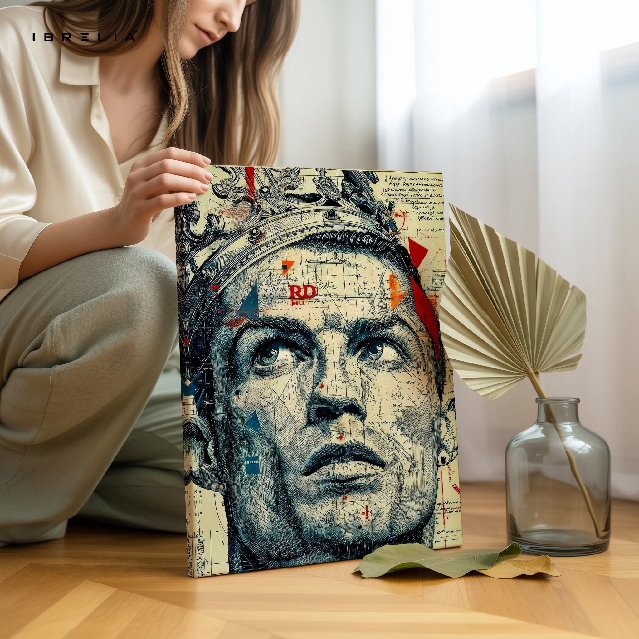 Ronaldo Crown Wall Frame | 4K Ultra Wrap Frame Wall Art in Pakistan | IBRELIA™ - IBRELIA