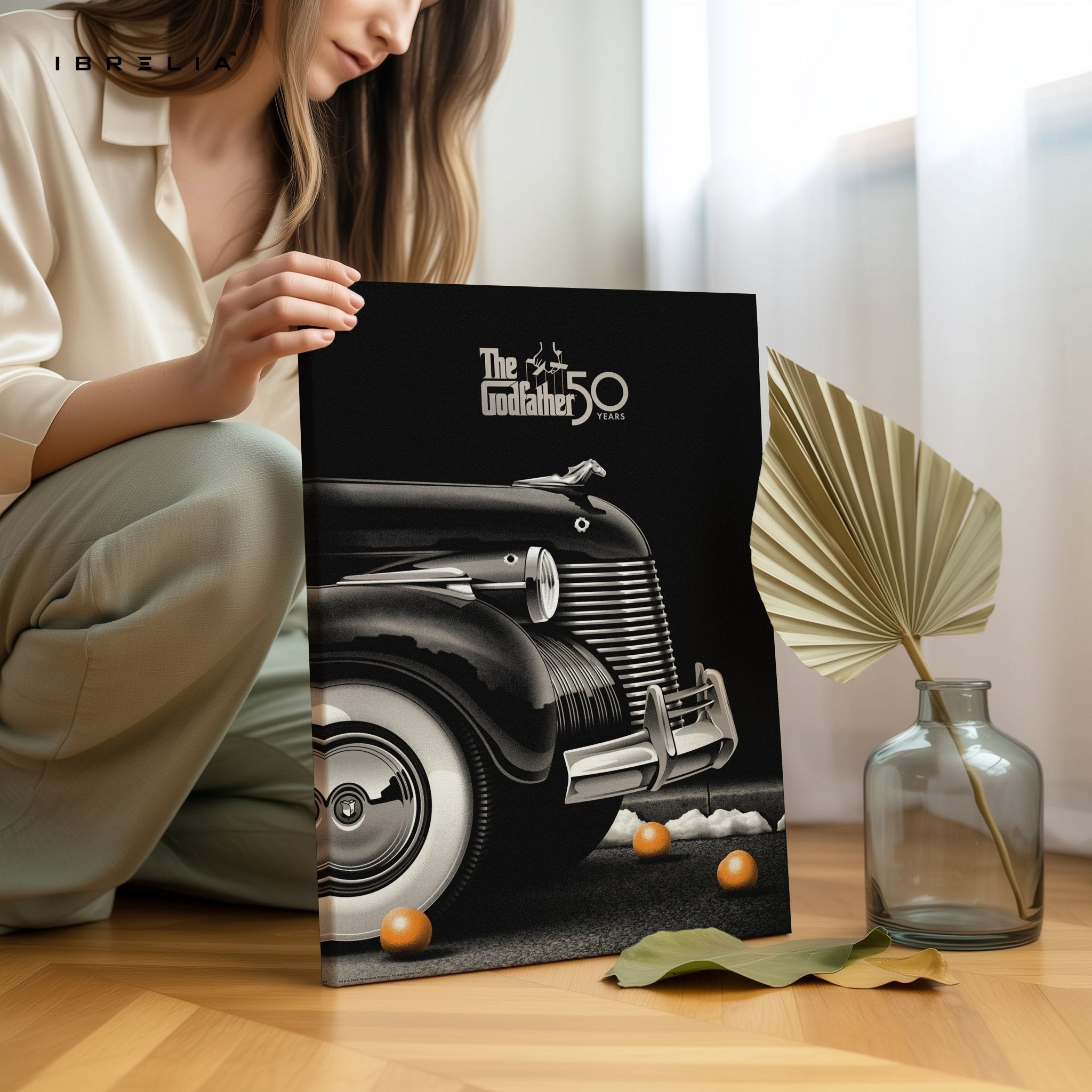 The Godfather 50th Anniversary – Classic Car Edition 4K Ultra Wrap Frame Wall Art in Pakistan | IBRELIA™ - IBRELIA