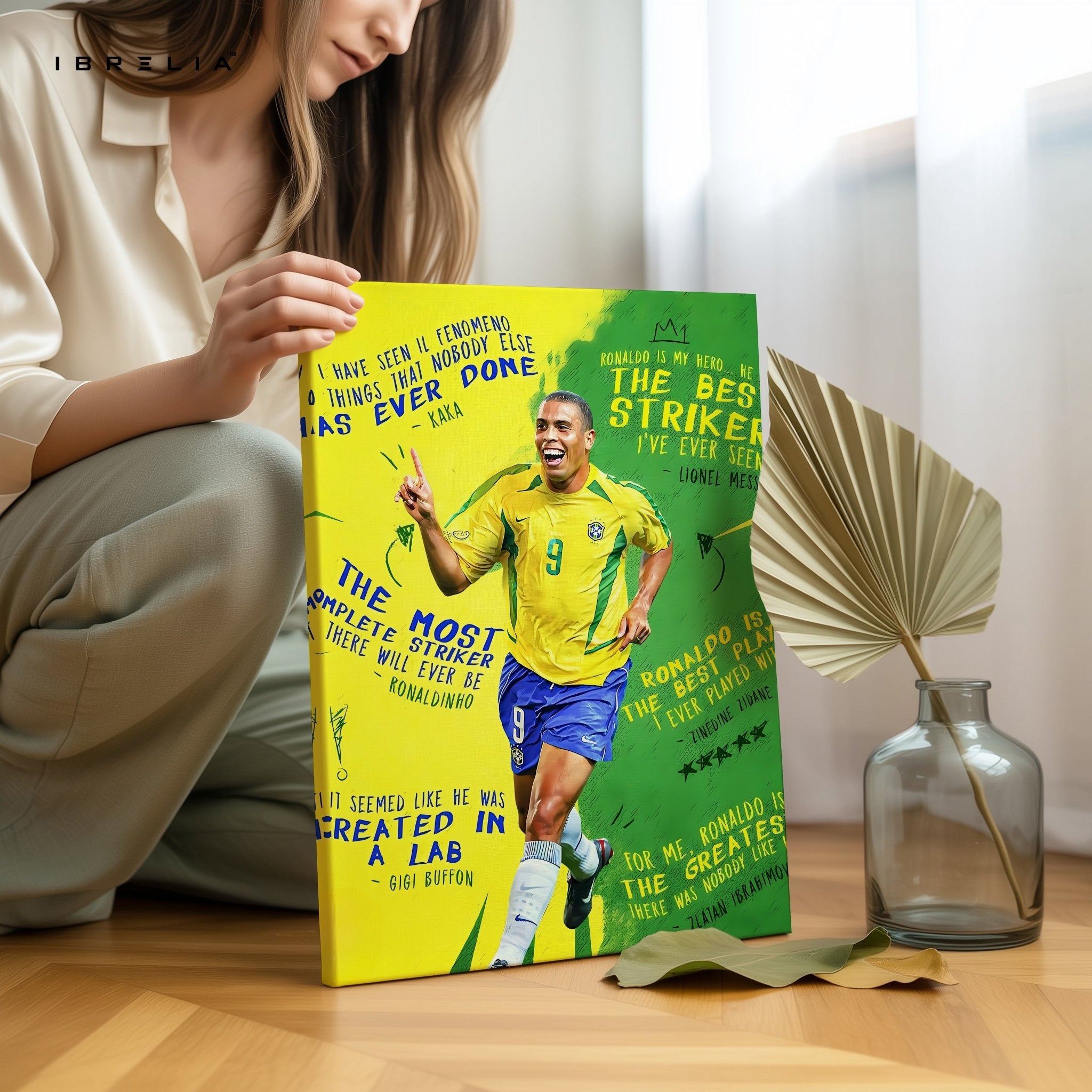 Ronaldo Nazário Wall Art – El Fenomeno Edition | IBRELIA™ - IBRELIA