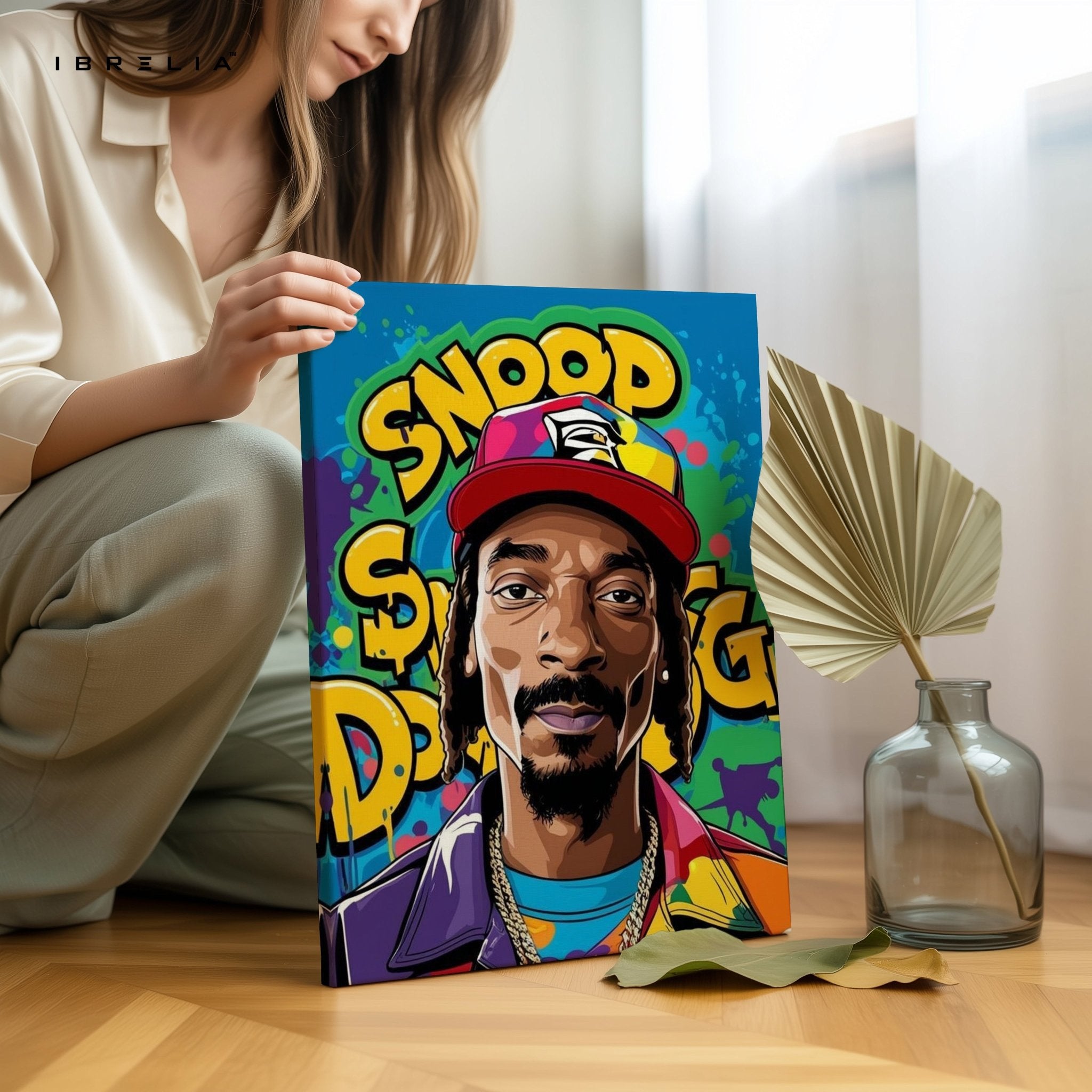 Snoop Dogg Pop Art Wall Frame | 4K Ultra Wrap Frame Wall Art in Pakistan | IBRELIA™ - IBRELIA