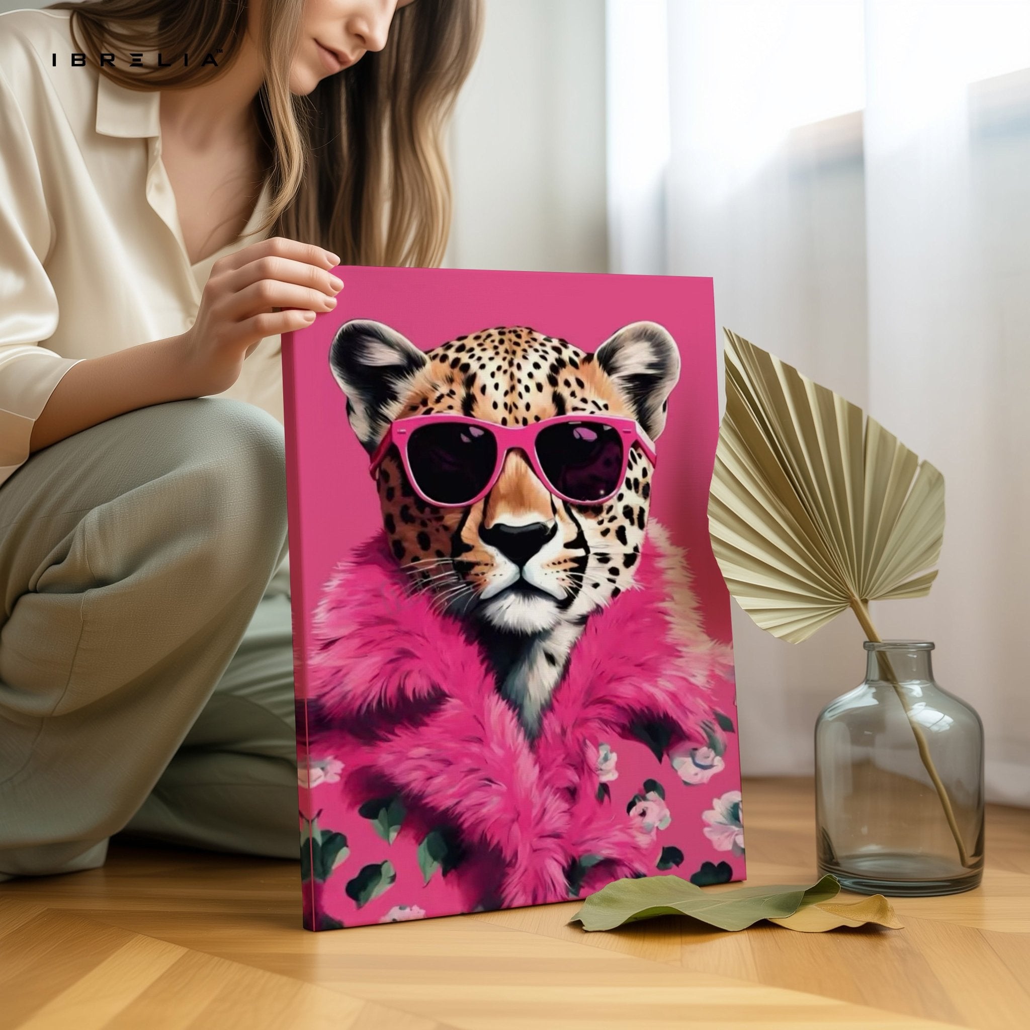 Fashion Cheetah Wall Frame | 4K Ultra Wrap Frame Wall Art in Pakistan | IBRELIA™ - IBRELIA