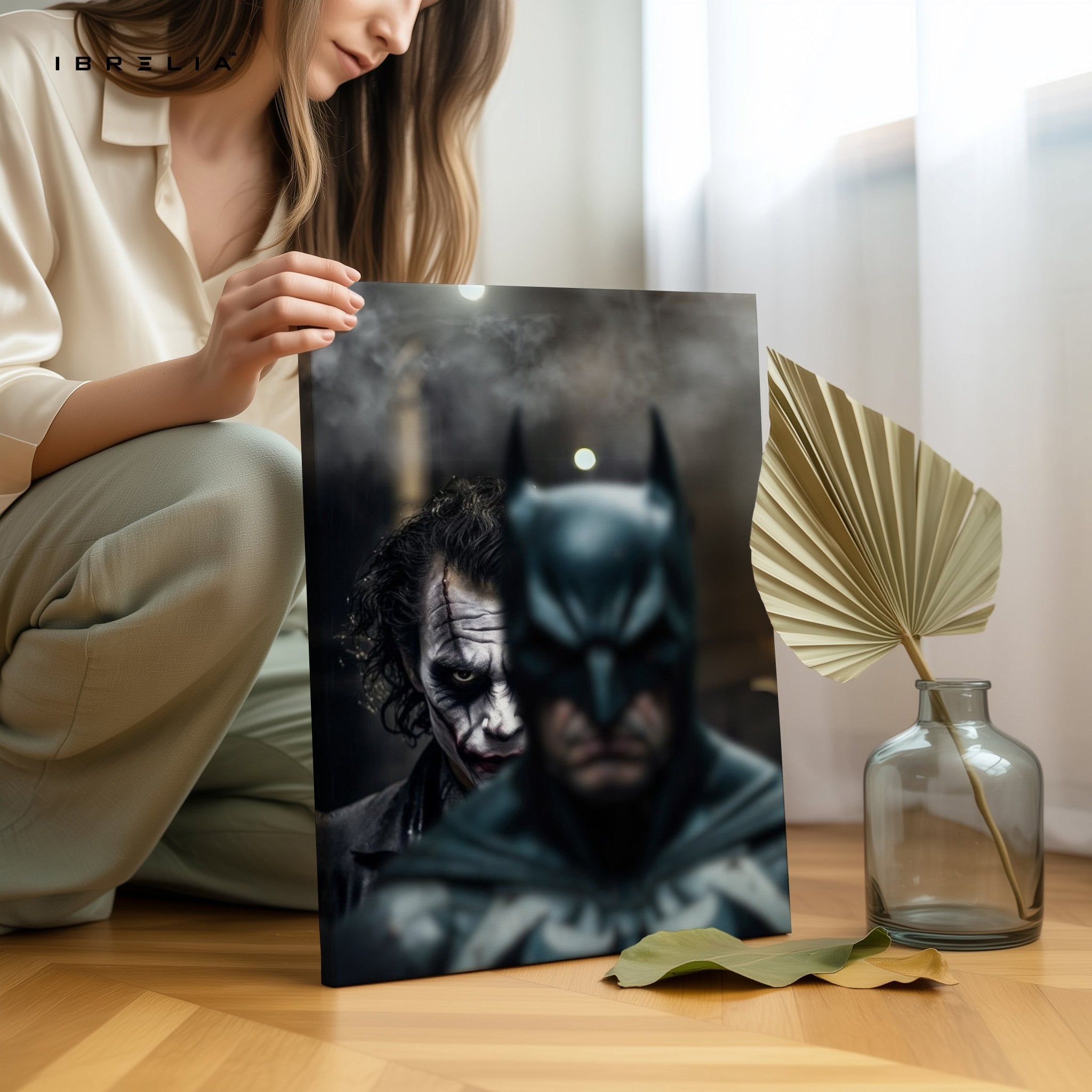 Batman vs Joker Wall Frame | 4K Ultra Wrap Frame Wall Art in Pakistan | IBRELIA™ - IBRELIA
