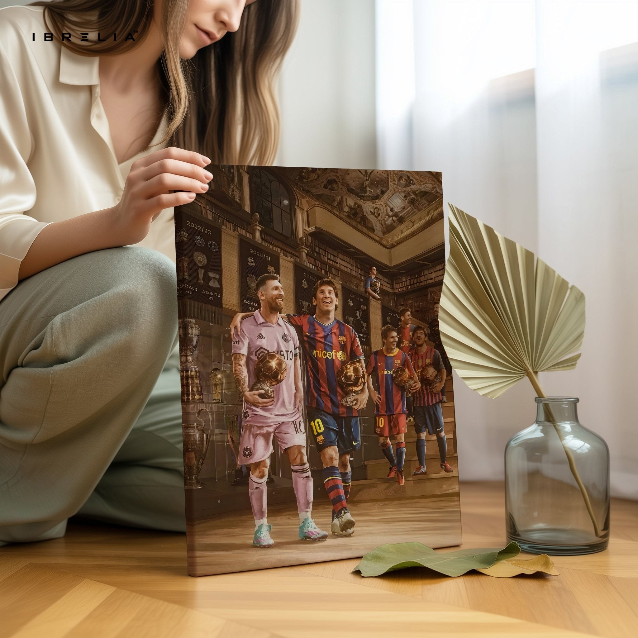 Lionel Messi Wall Art – Ballon d’Or Legacy Edition | IBRELIA™ - IBRELIA