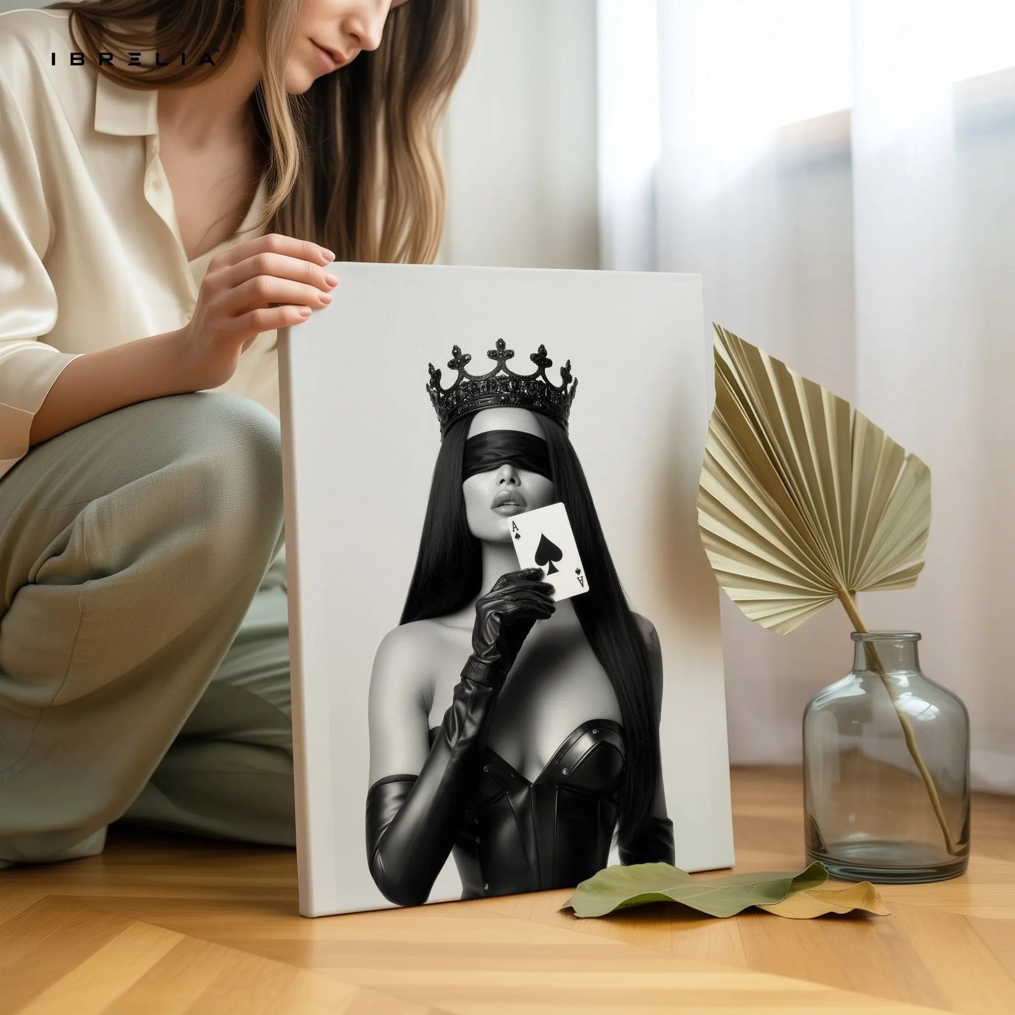 Ace Queen Wall Frame | 4K Ultra Wrap Frame Wall Art in Pakistan | IBRELIA™ - IBRELIA
